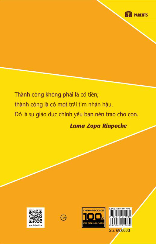 nuôi con bằng tâm bồ đề