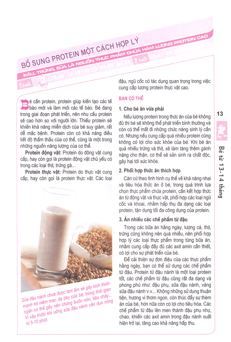 nuôi con khỏe mạnh từ 1-3 tuổi