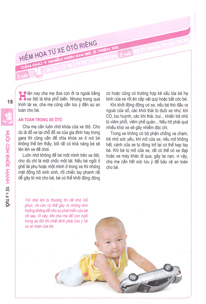 nuôi con khỏe mạnh từ 1-3 tuổi