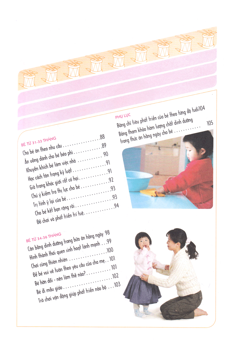 nuôi con khỏe mạnh từ 1-3 tuổi