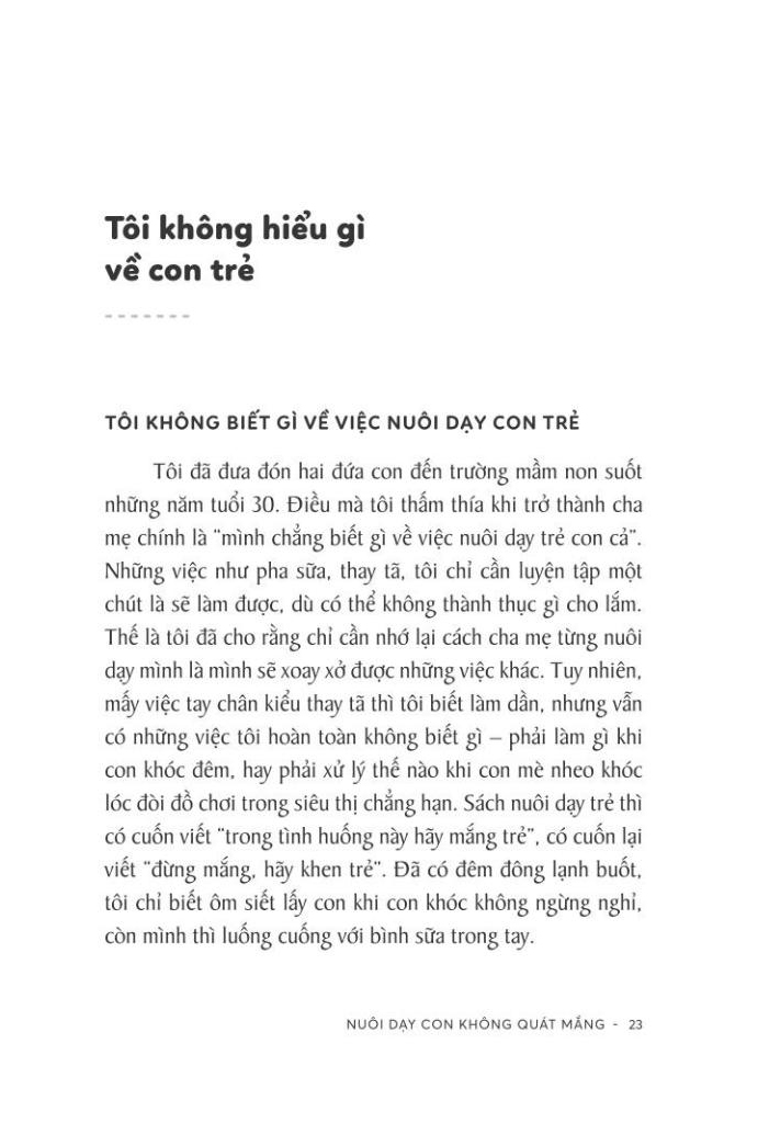 nuôi dạy con không quát mắng