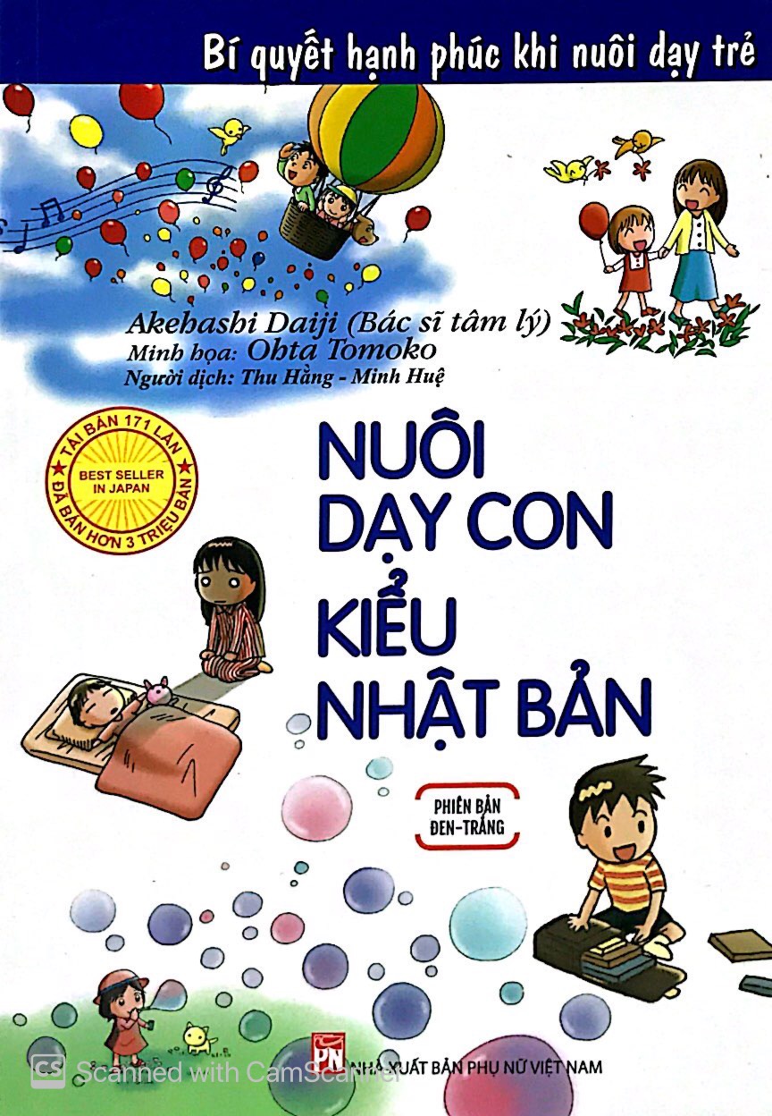 nuôi dạy con kiểu nhật bản - phiên bản đen trắng (tái bản 2019)