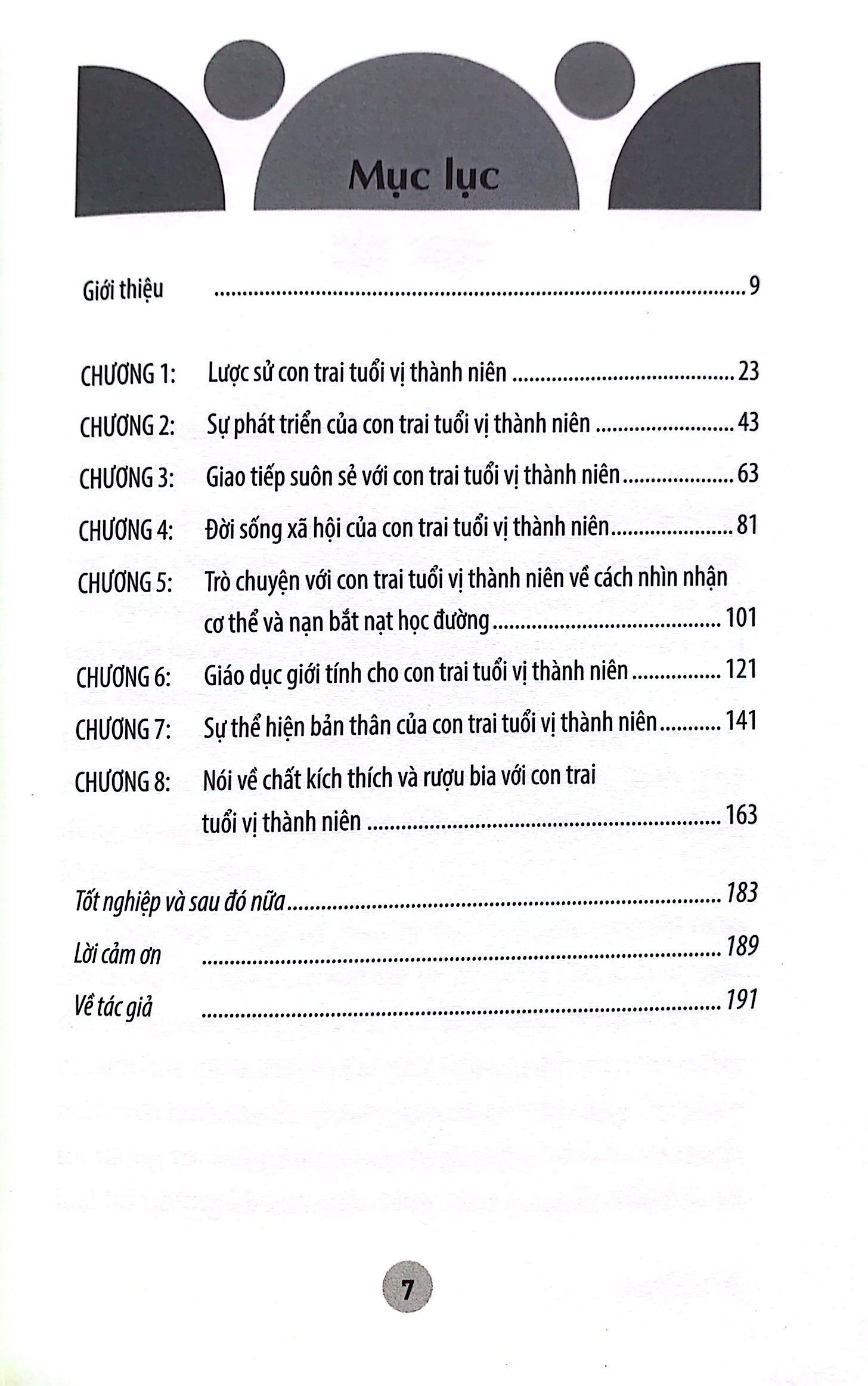 nuôi dạy con trai vị thành niên