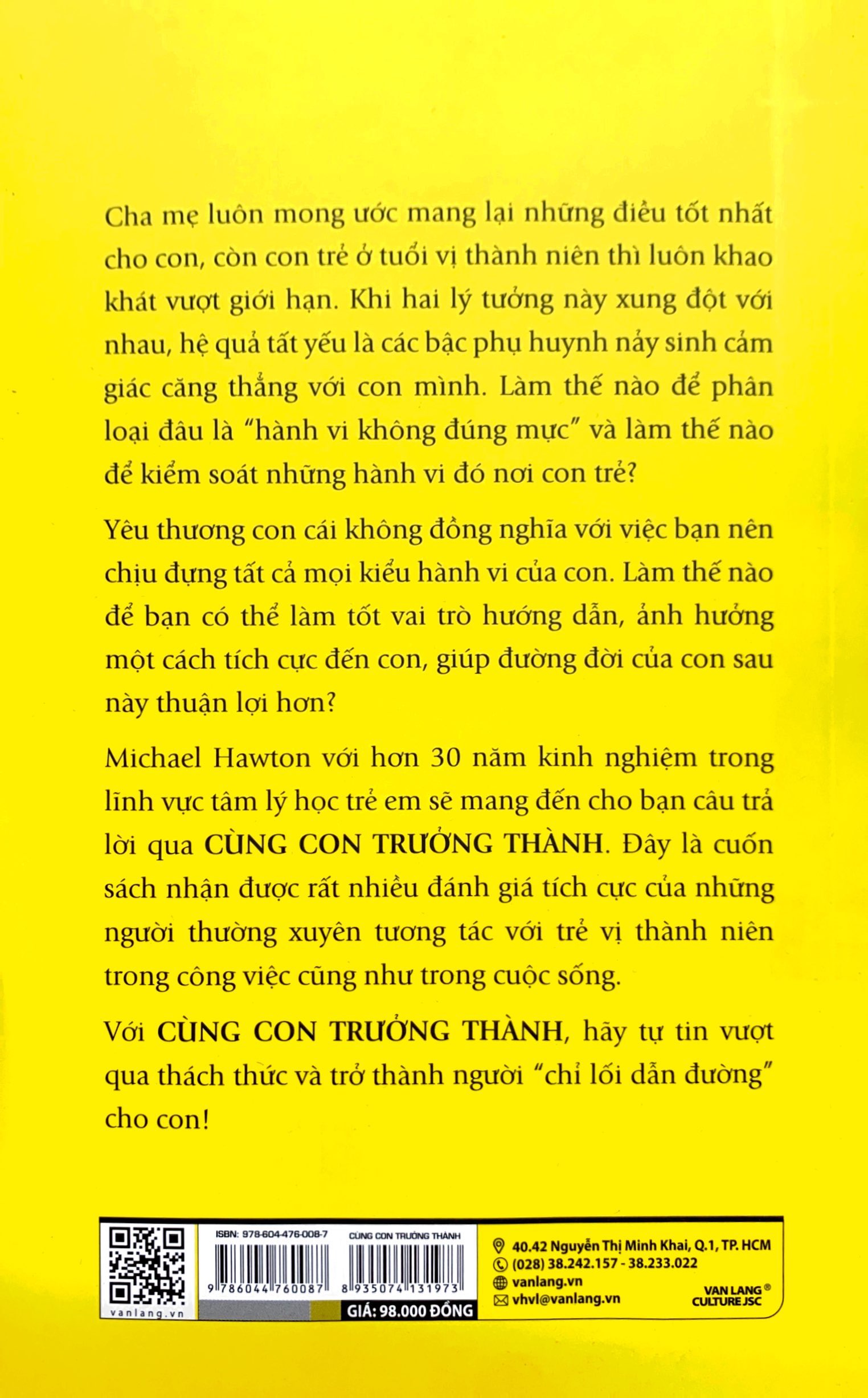 nuôi dạy con tuổi vị thành niên - cùng con trưởng thành