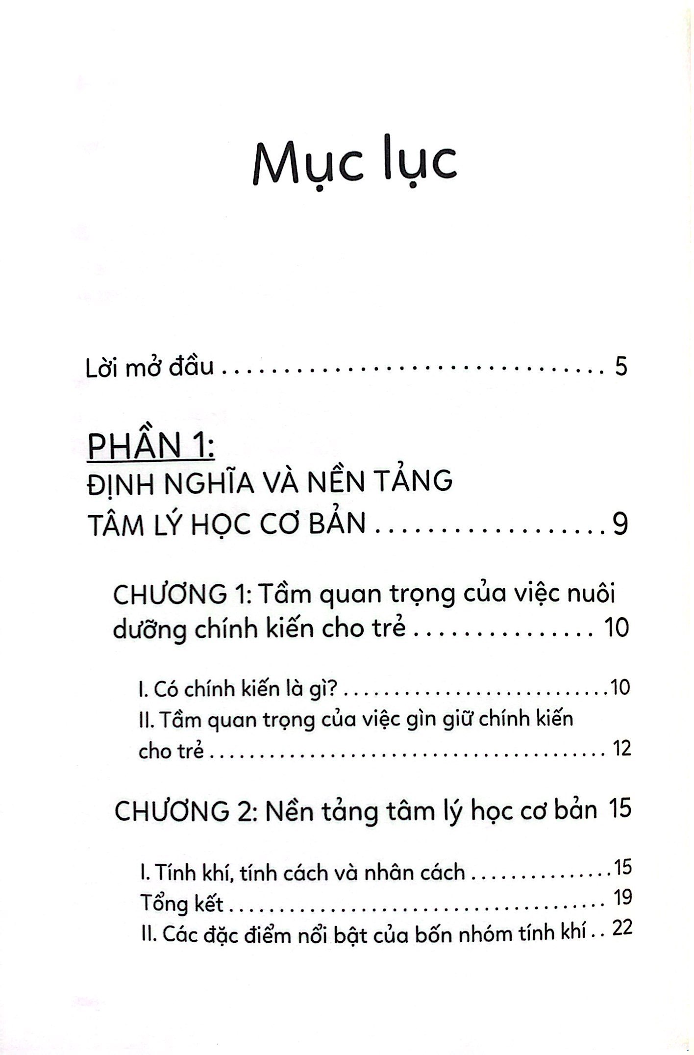 nuôi dạy em bé có chính kiến