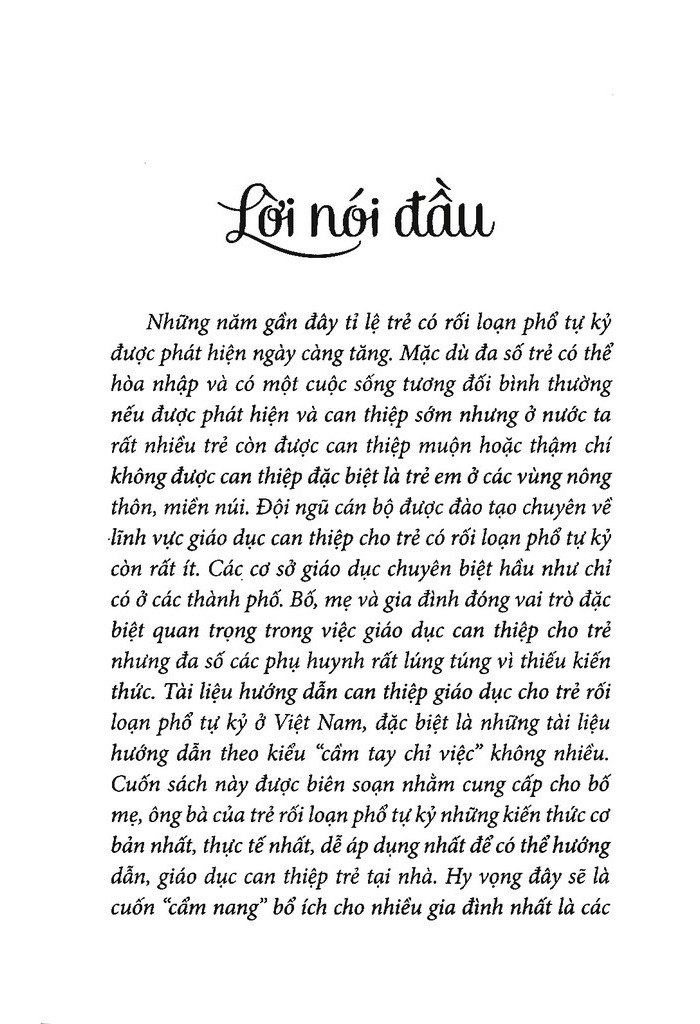 nuôi dạy trẻ có rối loạn phổ tự kỷ trong môi trường gia đình (tái bản 2024)