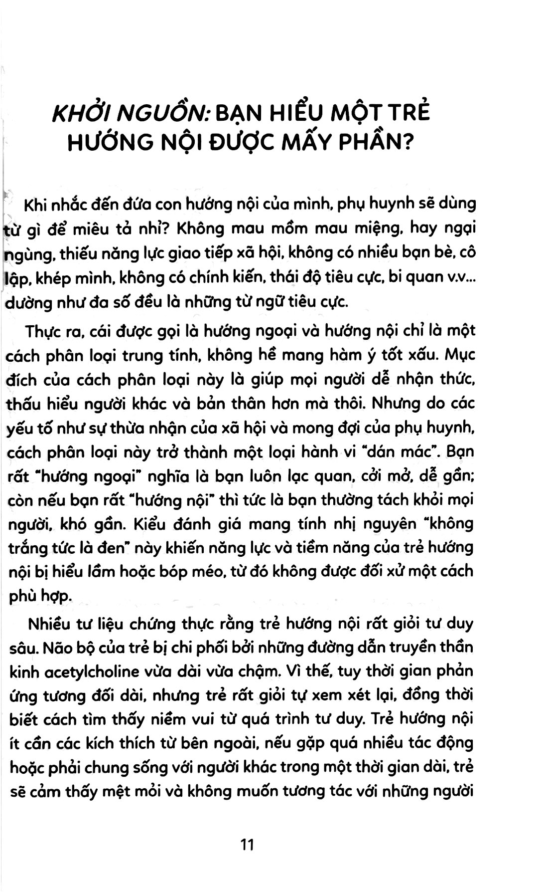 nuôi dạy trẻ hướng nội - bí quyết phát huy tiềm năng của những người sống nội tâm
