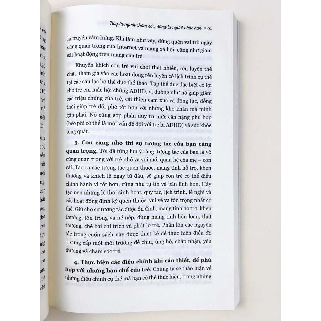 nuôi dạy trẻ mắc chứng rối loạn tăng động giảm chú ý adhd