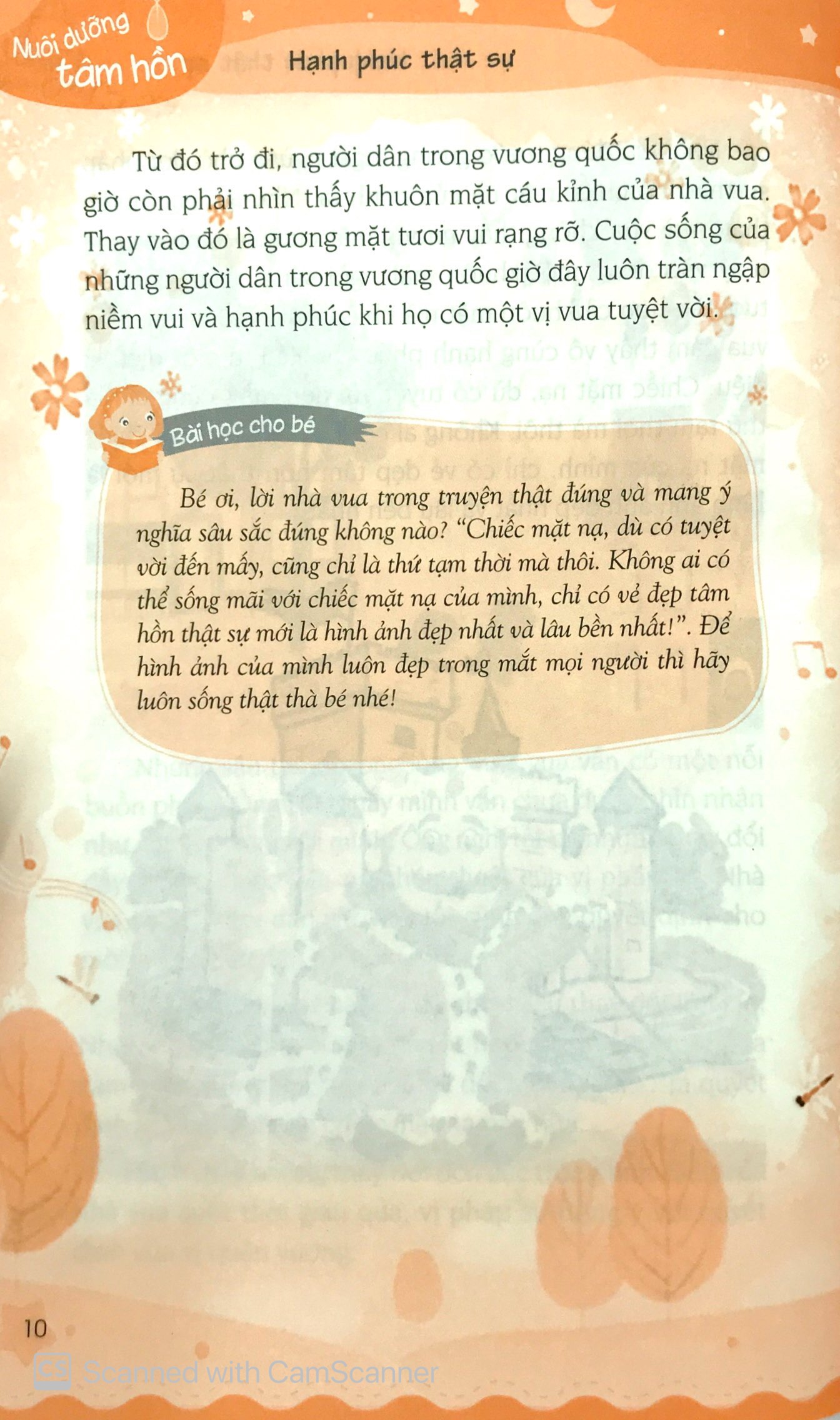 nuôi dưỡng tâm hồn - hạnh phúc thật sự