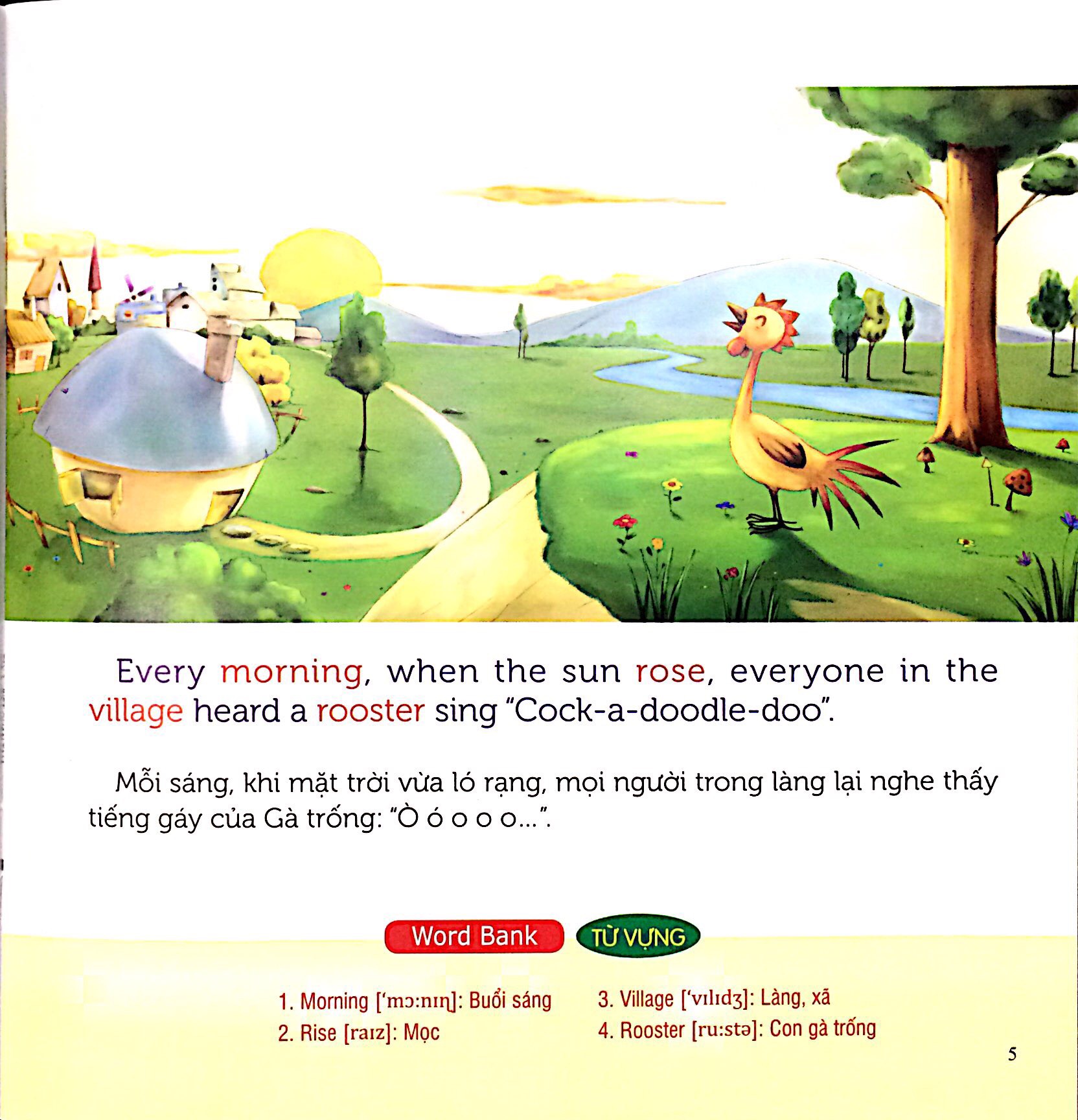 nuôi dưỡng tâm hồn - truyện tranh song ngữ anh - việt - bé biết quan tâm và bao dung