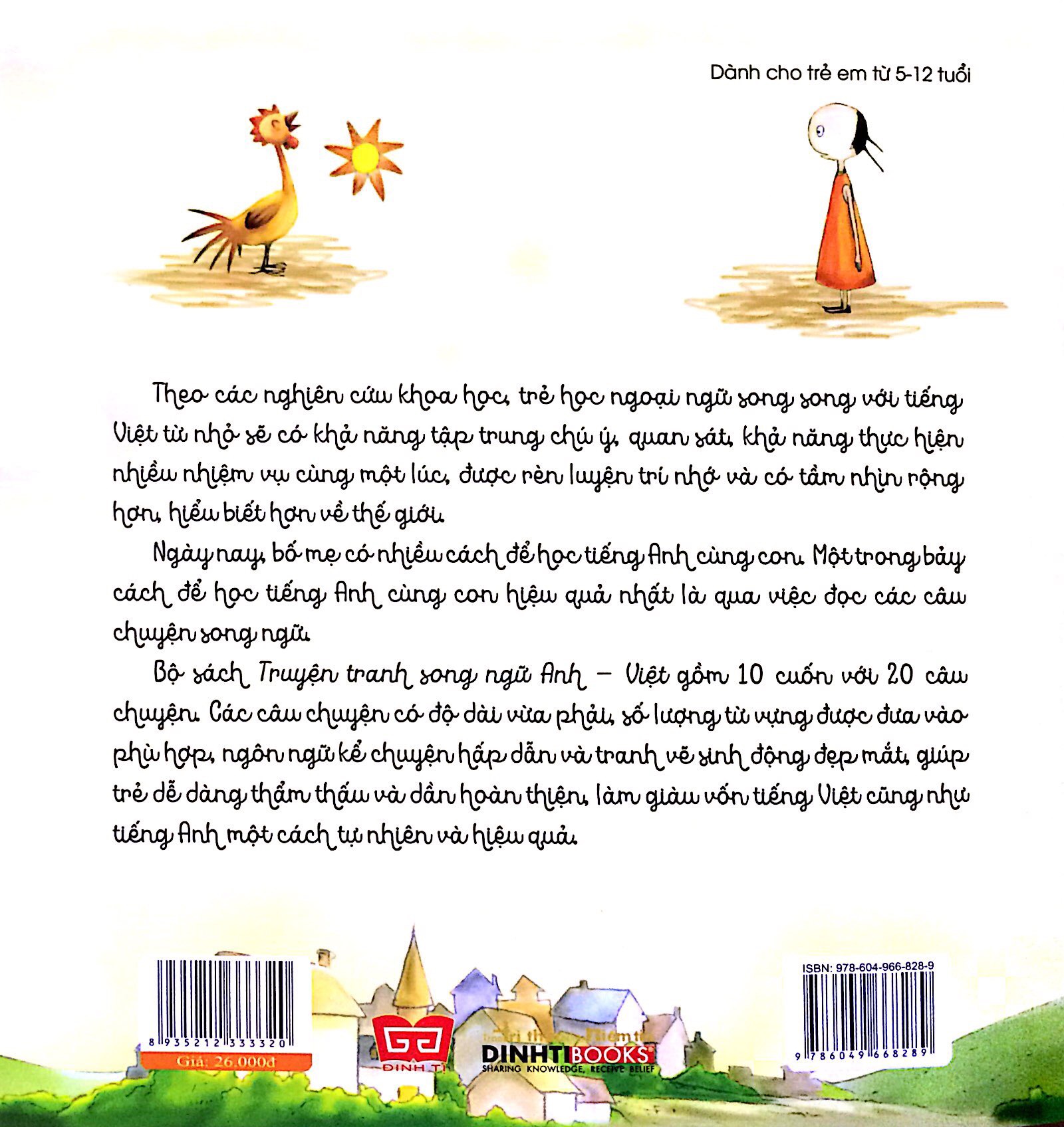 nuôi dưỡng tâm hồn - truyện tranh song ngữ anh - việt - bé biết quan tâm và bao dung