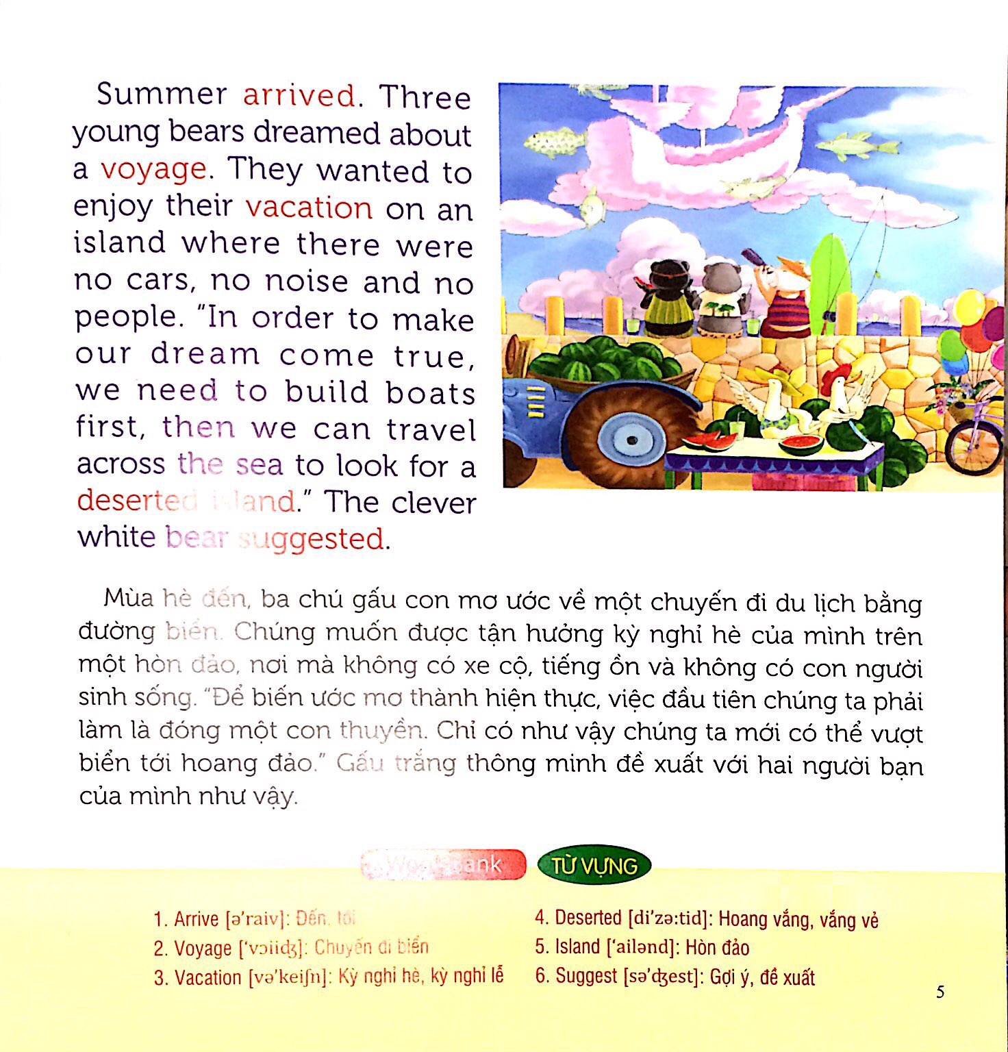 nuôi dưỡng tâm hồn - truyện tranh song ngữ anh - việt - bé học lựa chọn theo tình huống