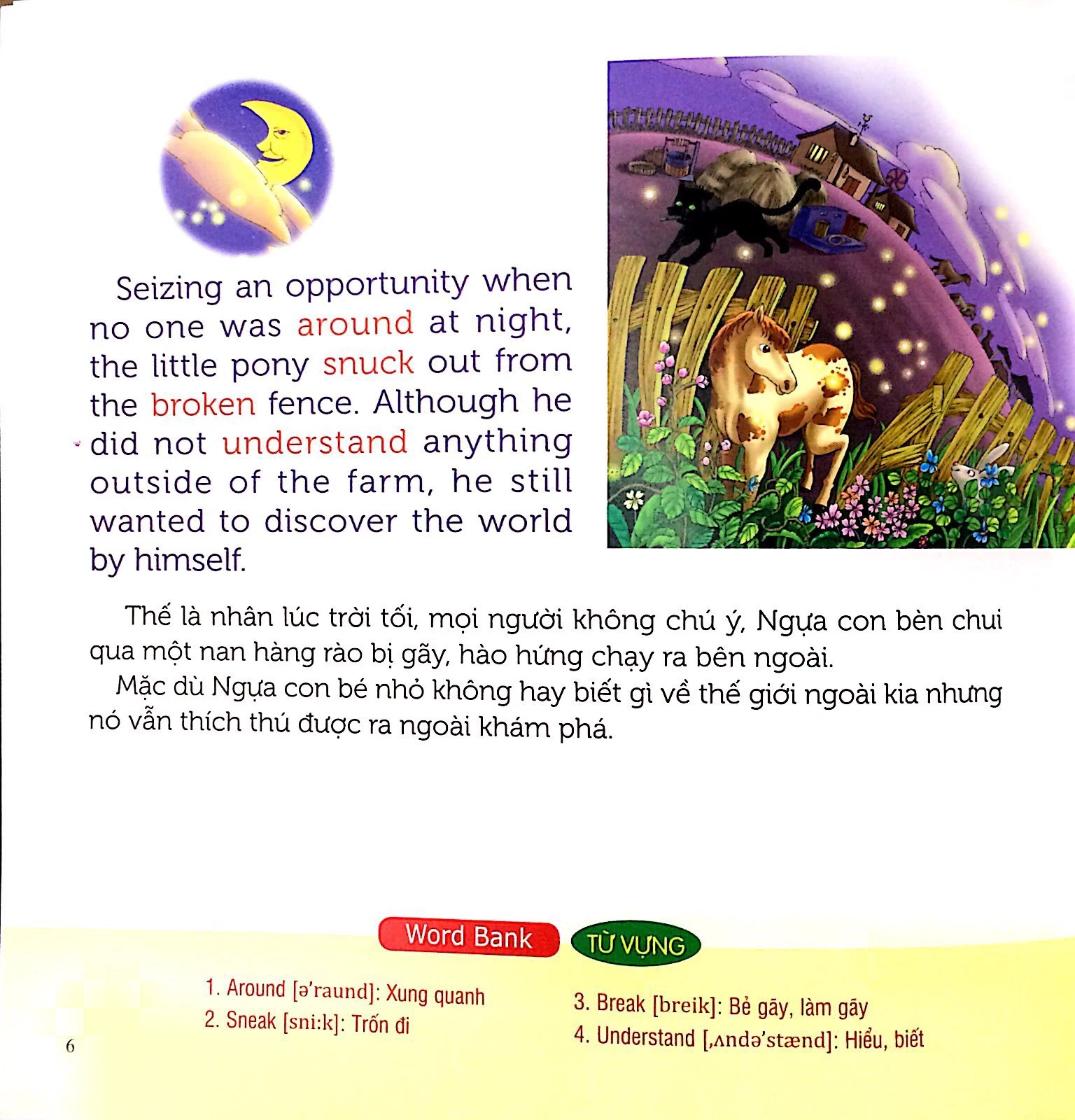 nuôi dưỡng tâm hồn - truyện tranh song ngữ anh - việt - bé học trân trọng và biết bằng lòng