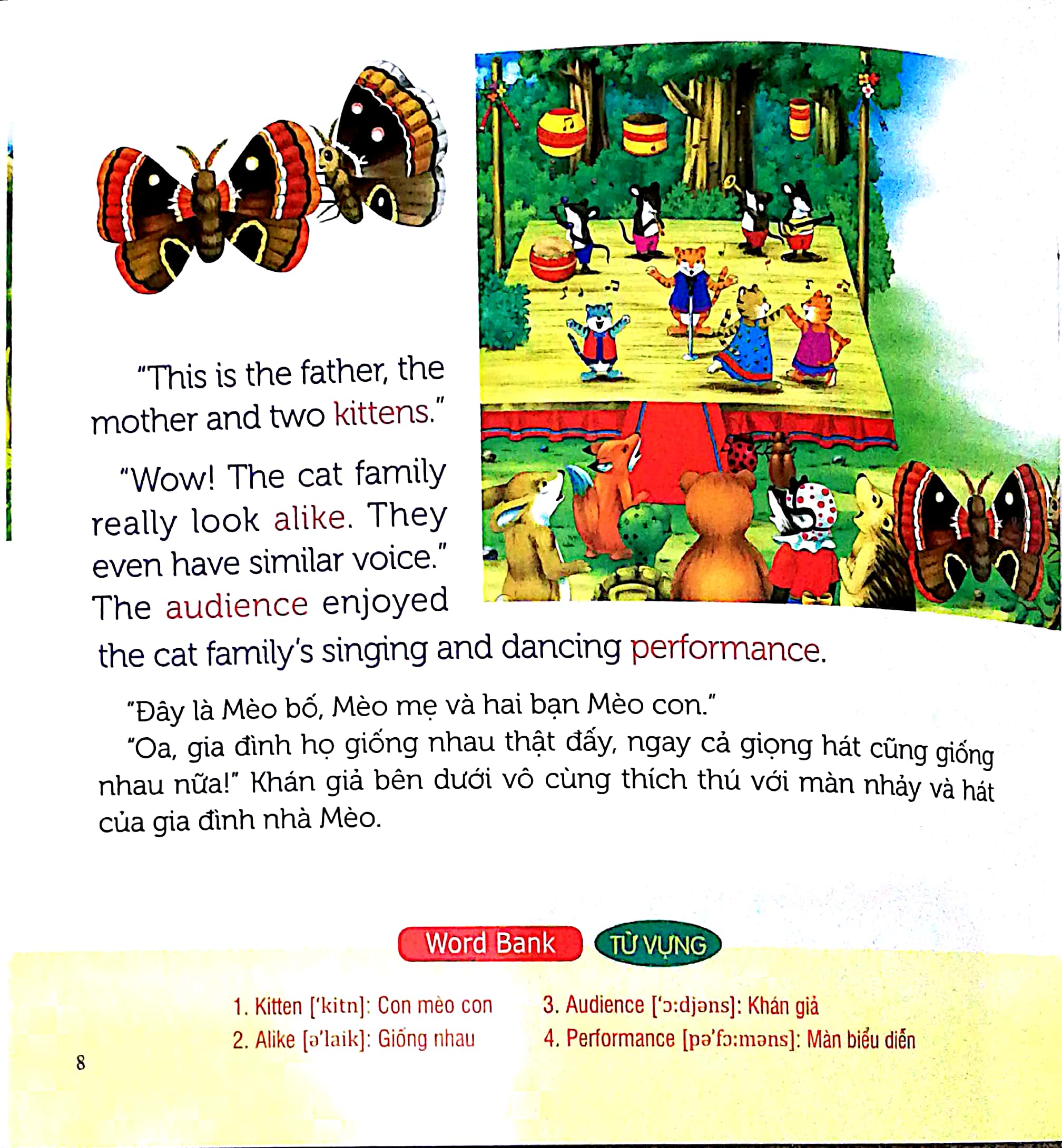 nuôi dưỡng tâm hồn - truyện tranh song ngữ anh - việt - bé tìm hiểu về thiên nhiên