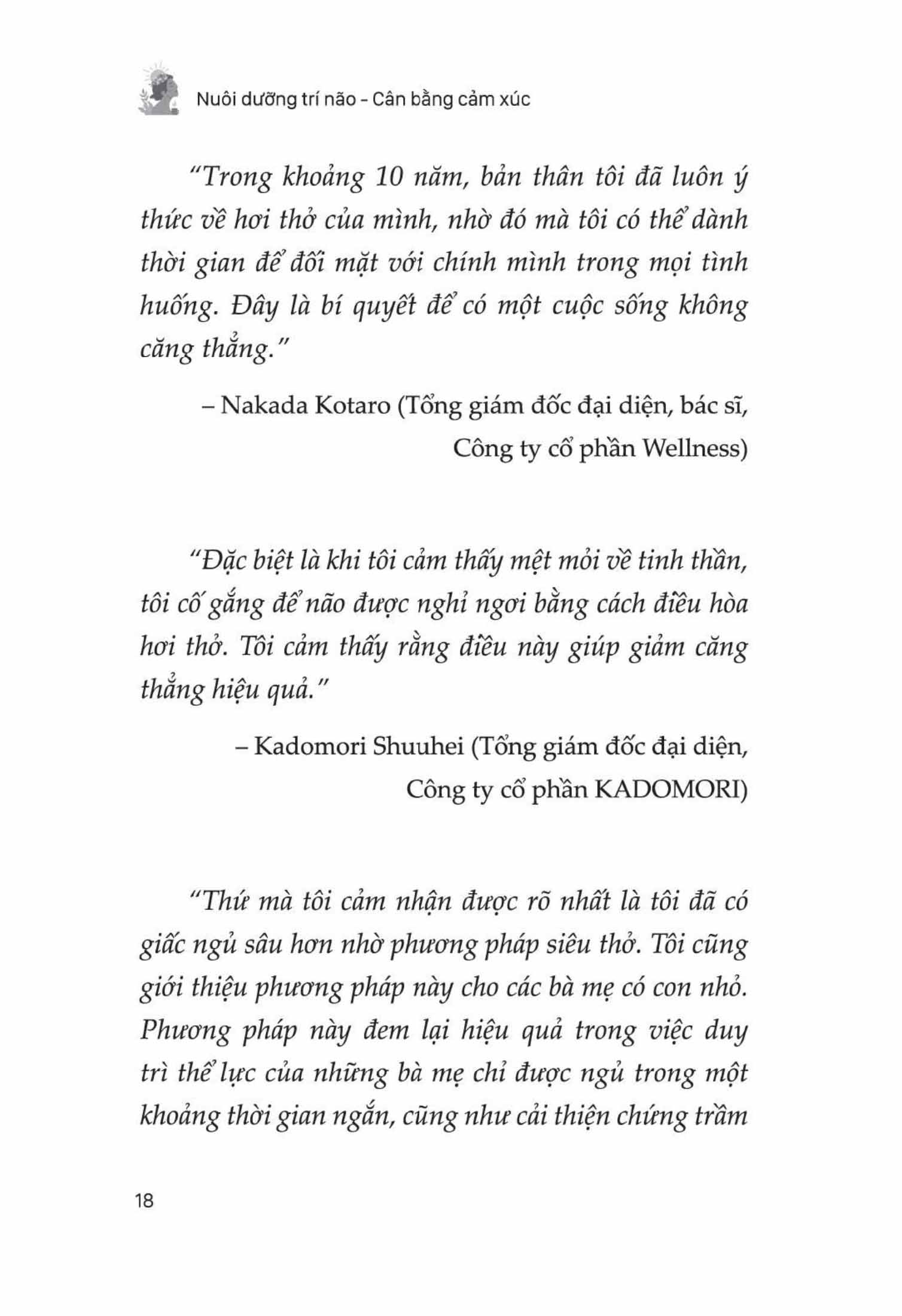 nuôi dưỡng trí não - cân bằng cảm xúc