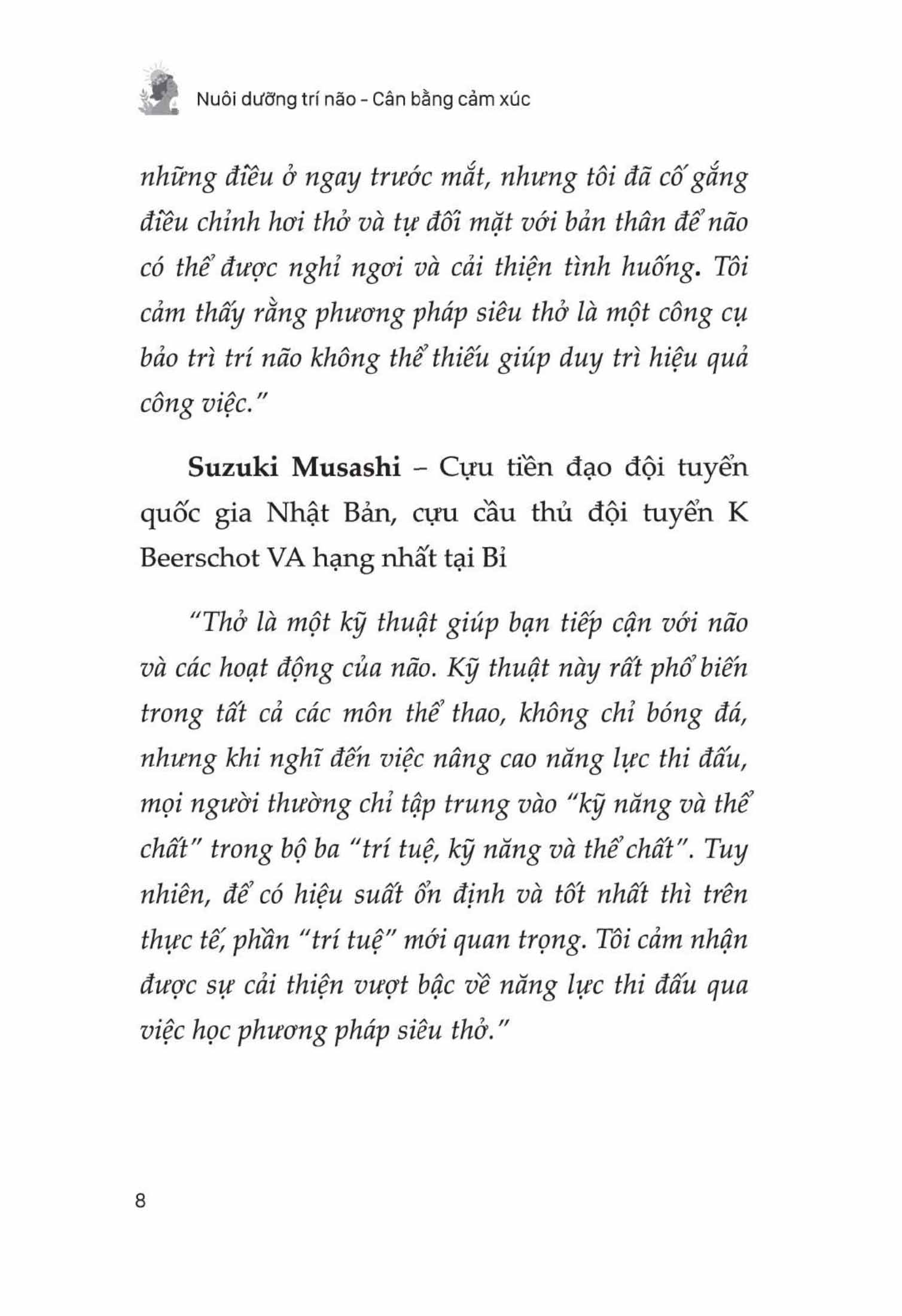 nuôi dưỡng trí não - cân bằng cảm xúc