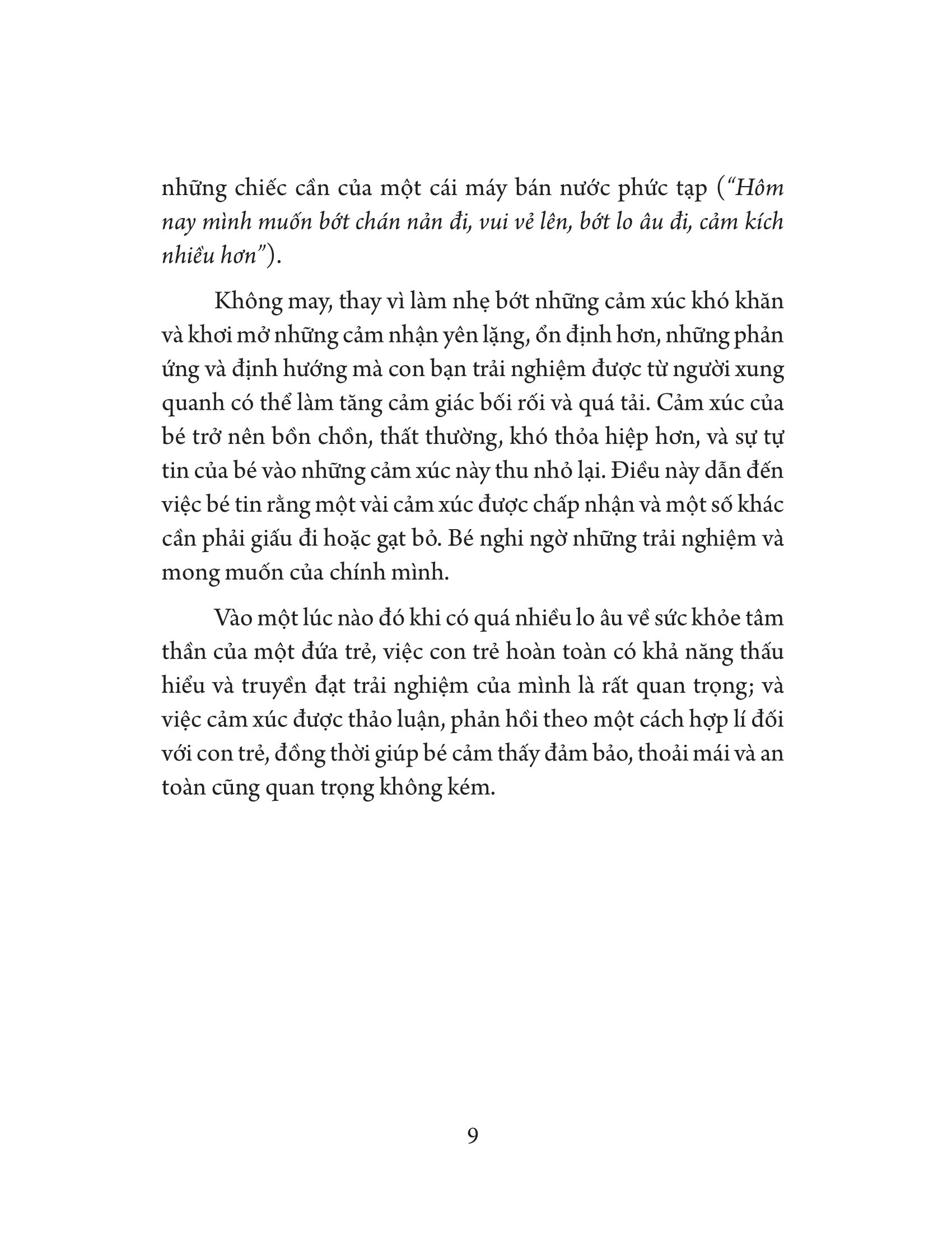 nuôi dưỡng trí tuệ cảm xúc cho trẻ