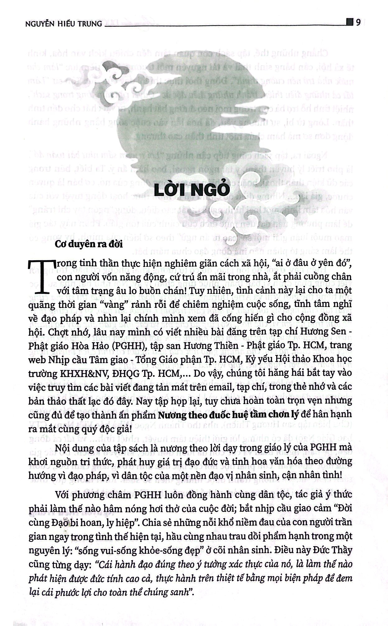 nương theo đuốc huệ tầm chơn lý