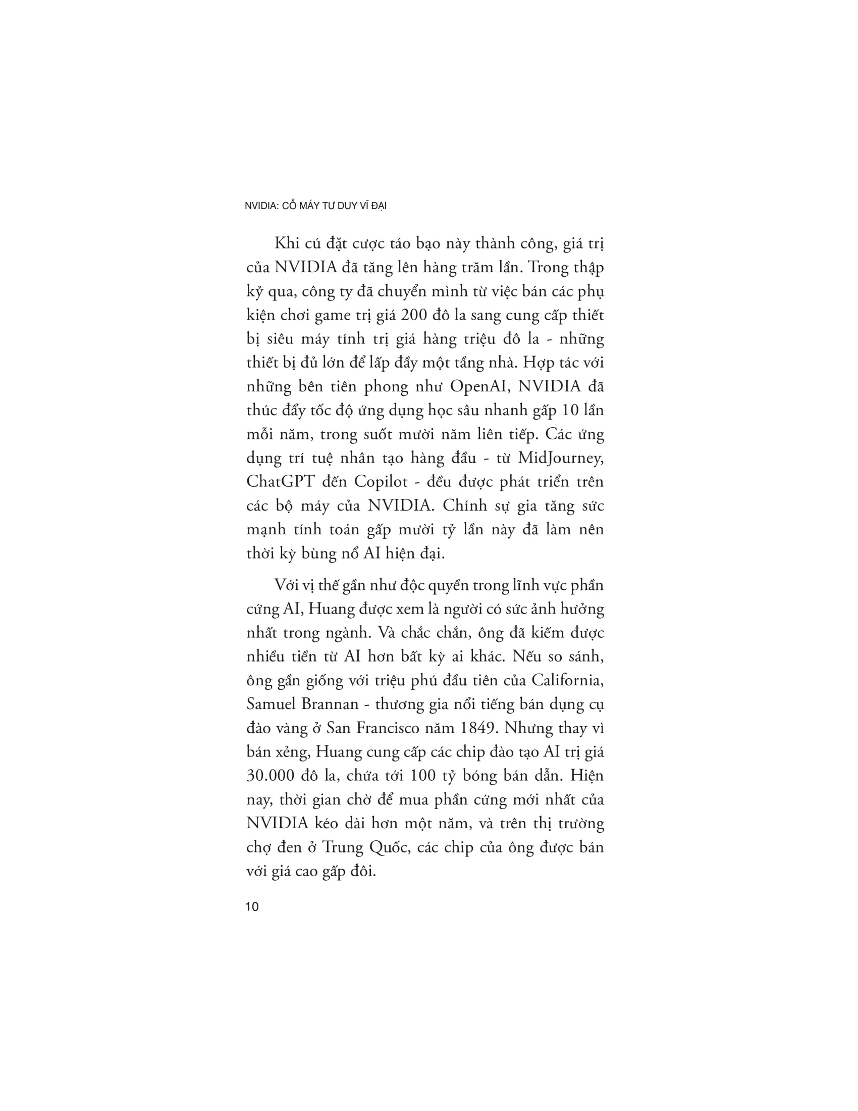 nvidia - cỗ máy tư duy vĩ đại