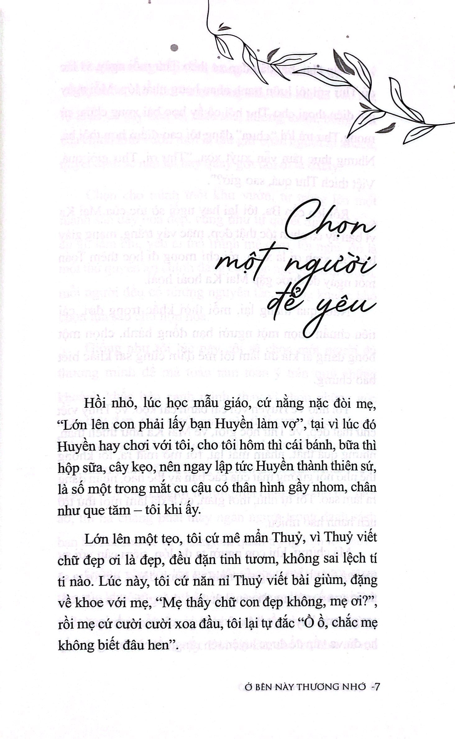 ở bên này thương nhớ