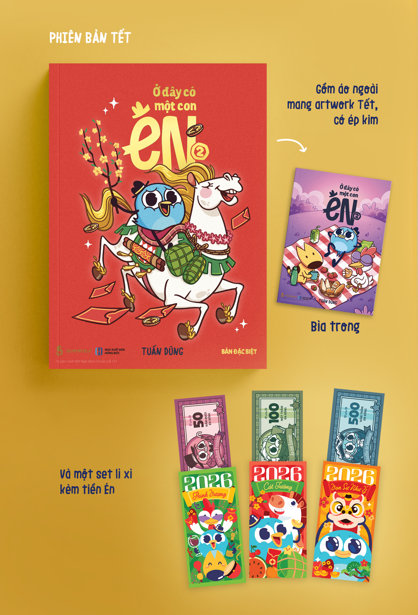 O Day Co Mot Con En - Tap 2 - Ban Dac Biet - Tang Kem Bia Ao + Set Li Xi Kem Tien En