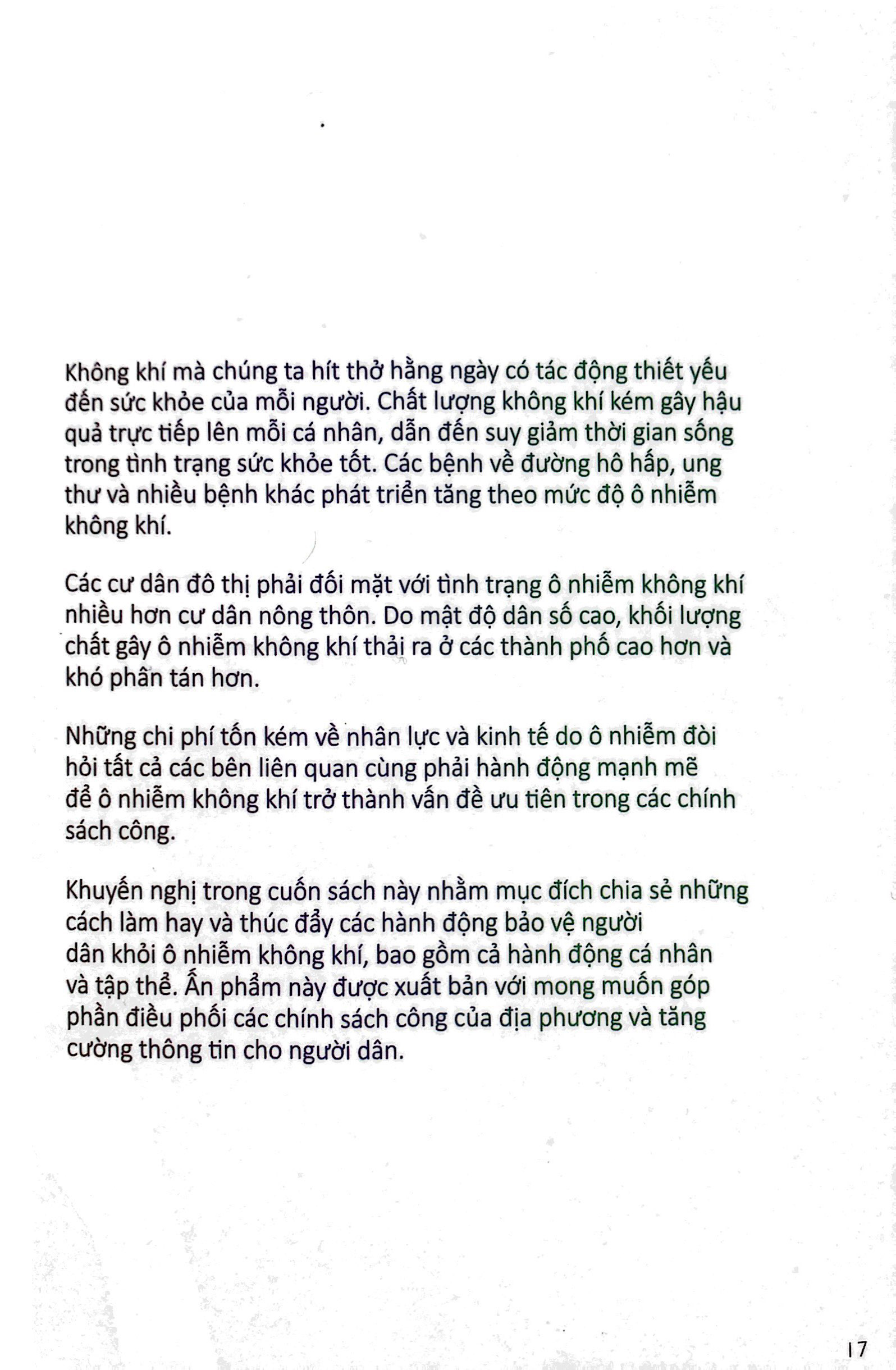 ô nhiễm không khí: cần làm gì để bảo vệ mình