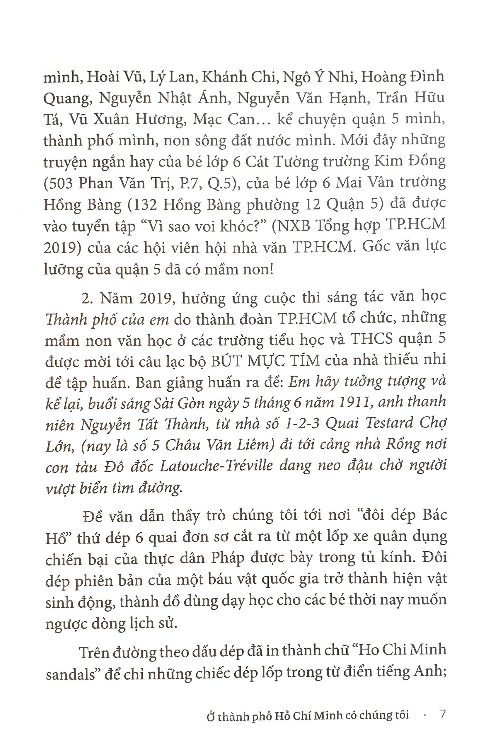 ở thành phố hồ chí minh có chúng tôi - 50 ký sự nhân vật