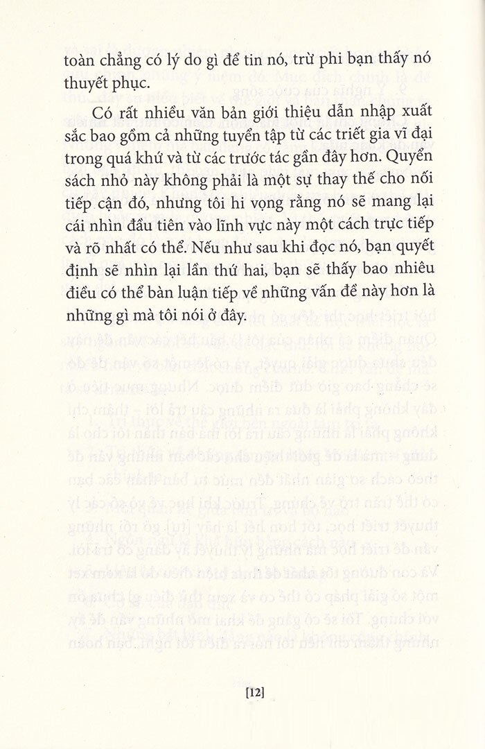 ồ, thế có nghĩa là sao nhỉ? - một dẫn nhập ngắn vào triết học