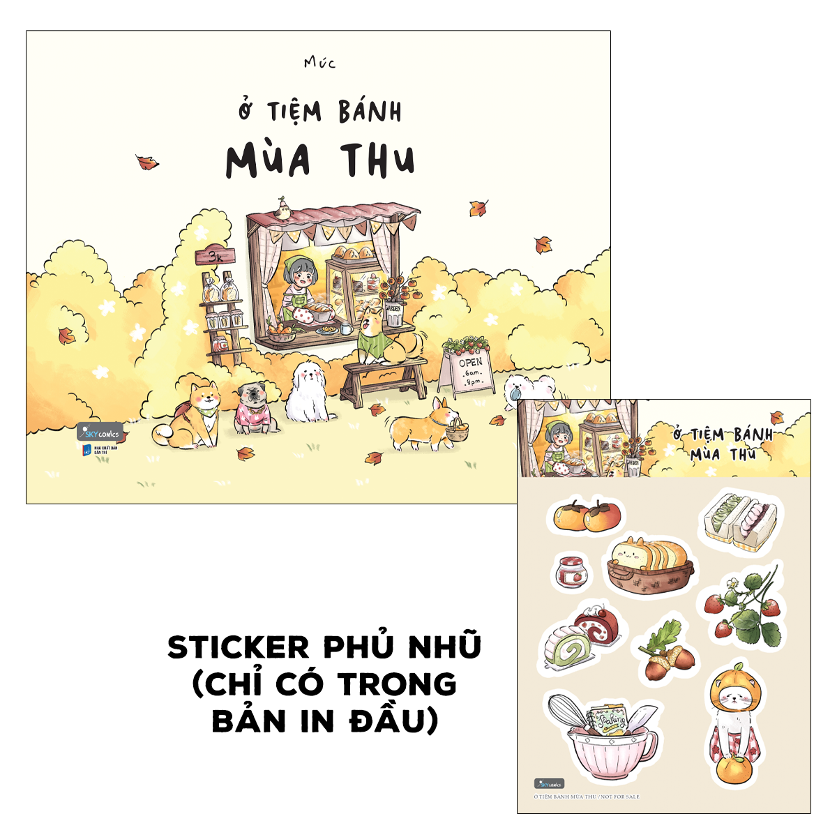 ở tiệm bánh mùa thu - tặng kèm sticker phủ nhũ