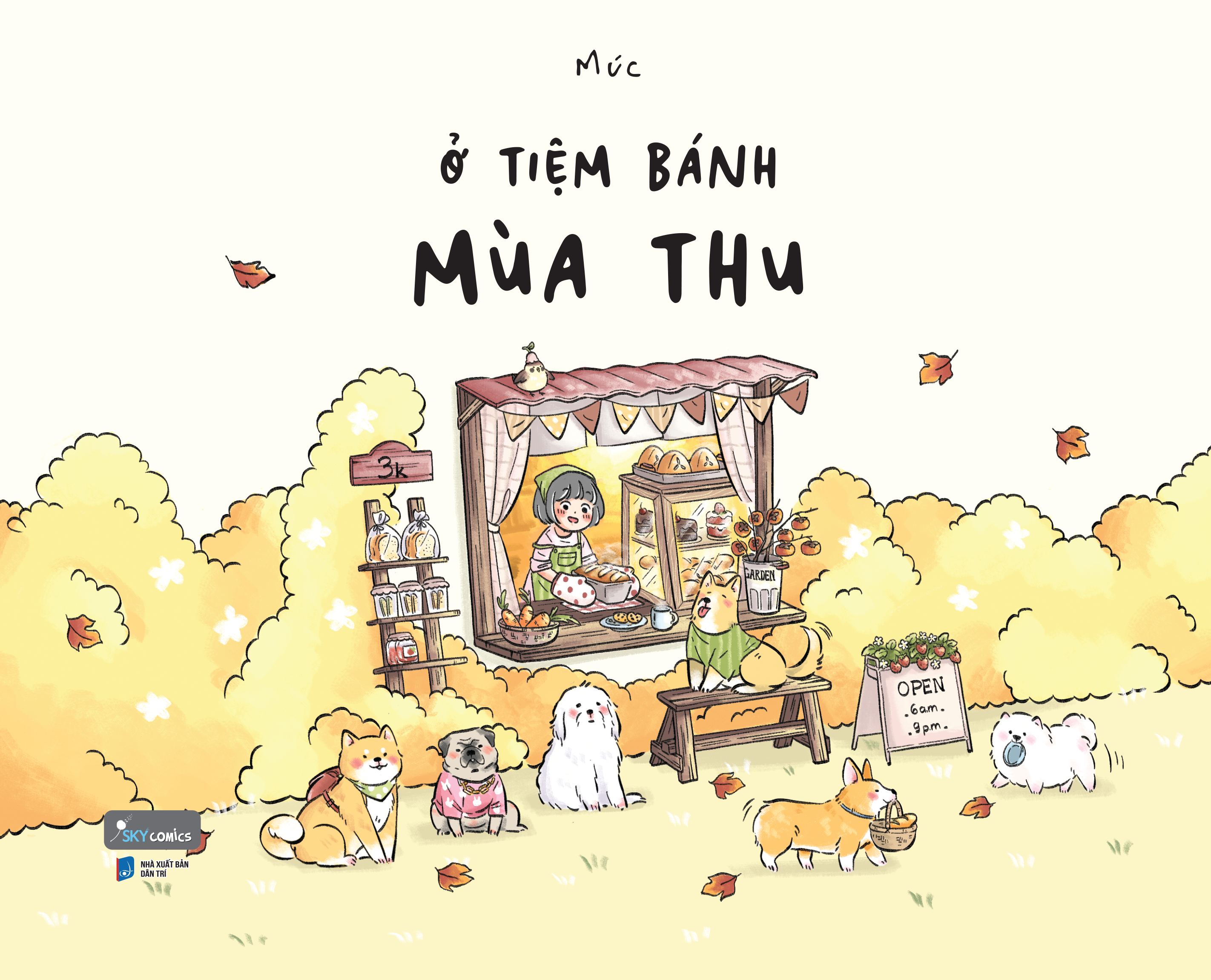 ở tiệm bánh mùa thu - tặng kèm sticker phủ nhũ