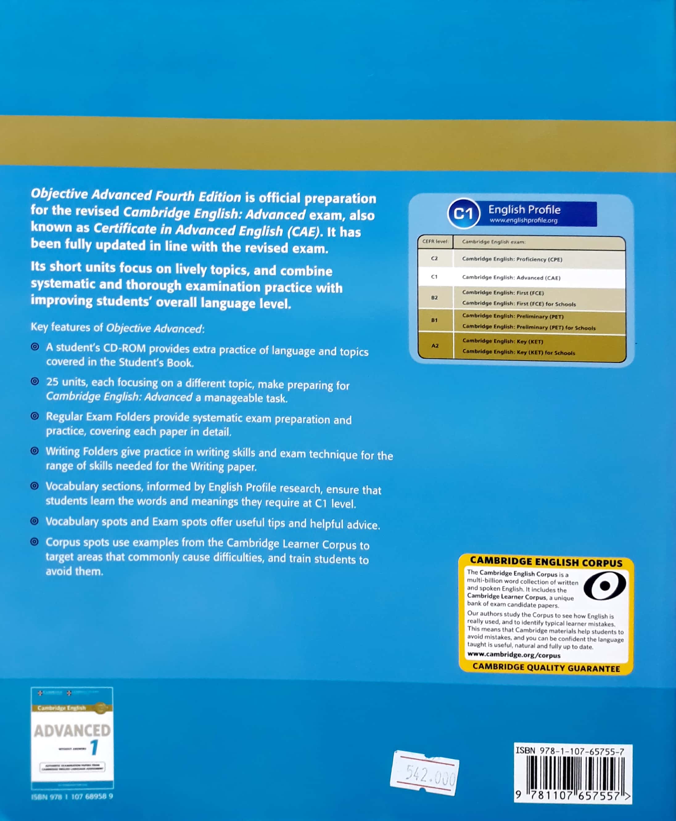 objective advanced student's book with answers with cd-rom