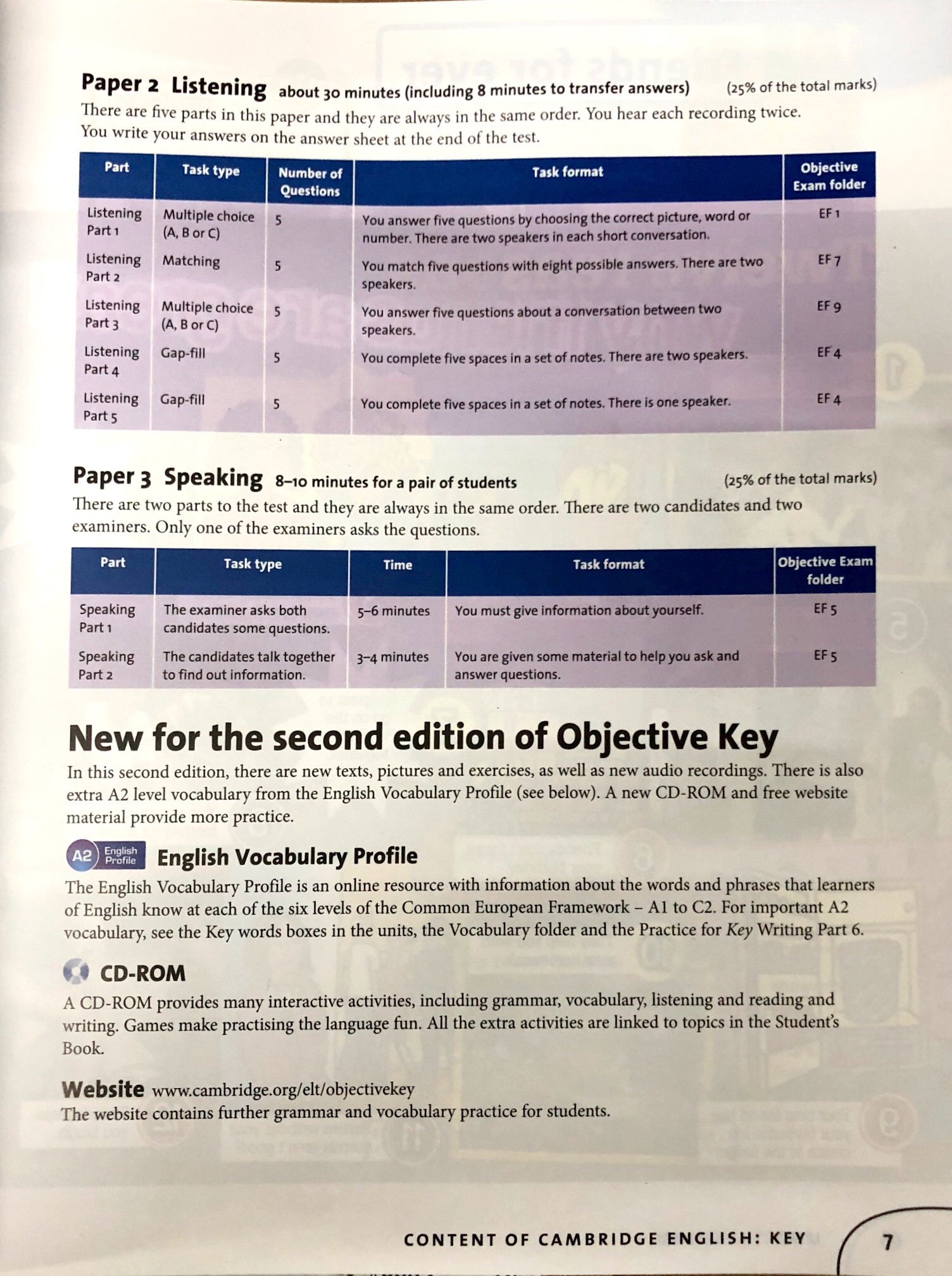 objective key student's book with answers with cd-rom vietnam edition 2