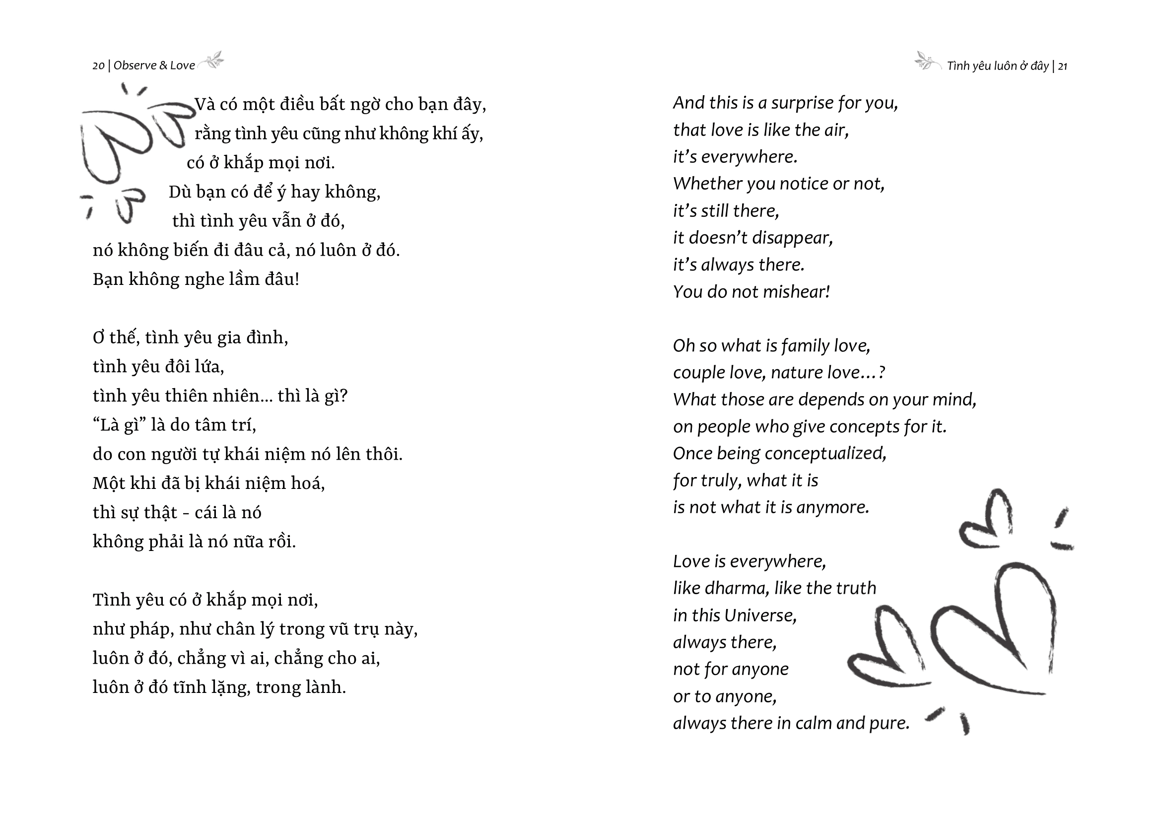 Observe And Love - Tinh Yeu Luon O Day - Phien Ban Song Ngu