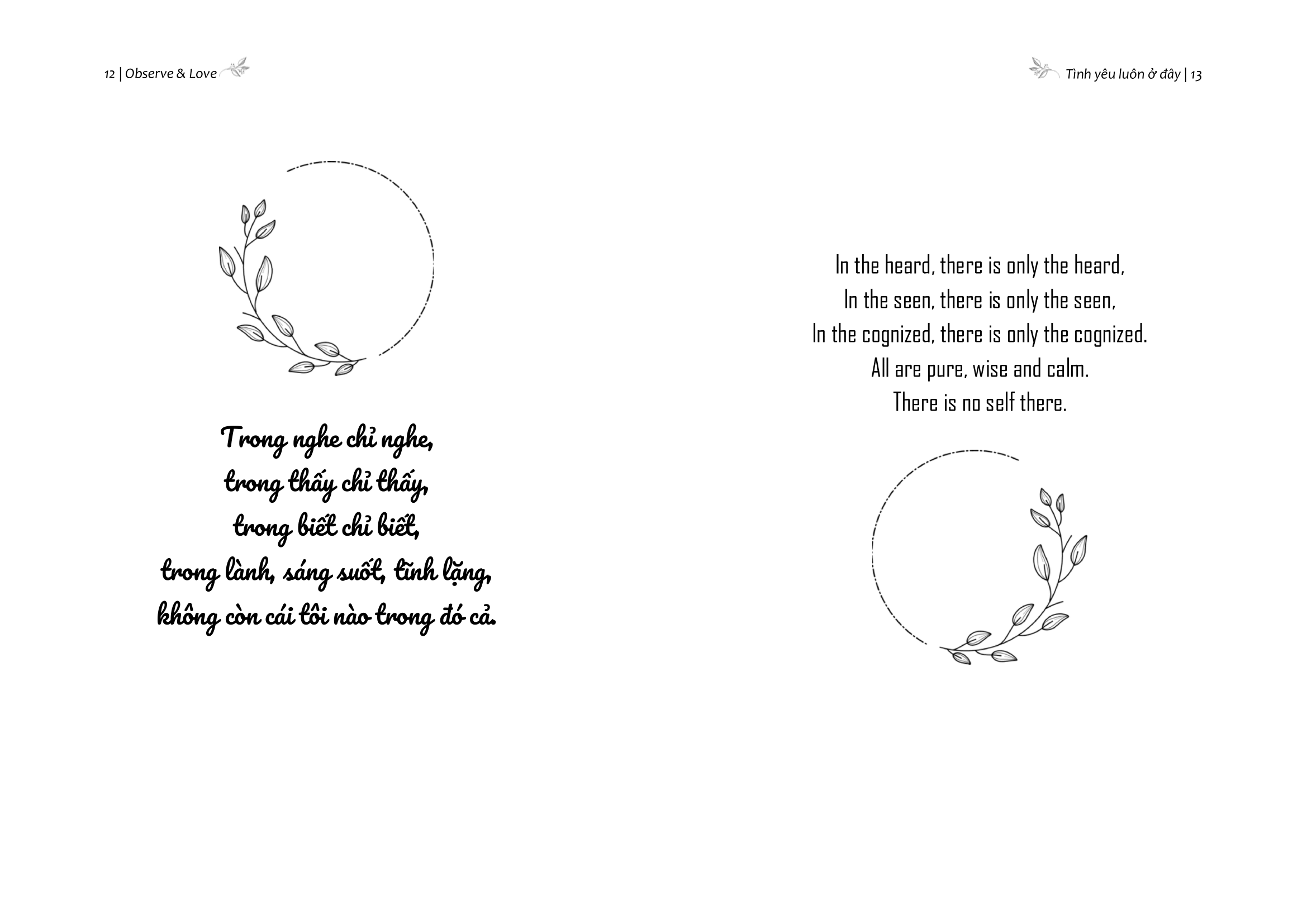 Observe And Love - Tinh Yeu Luon O Day - Phien Ban Song Ngu