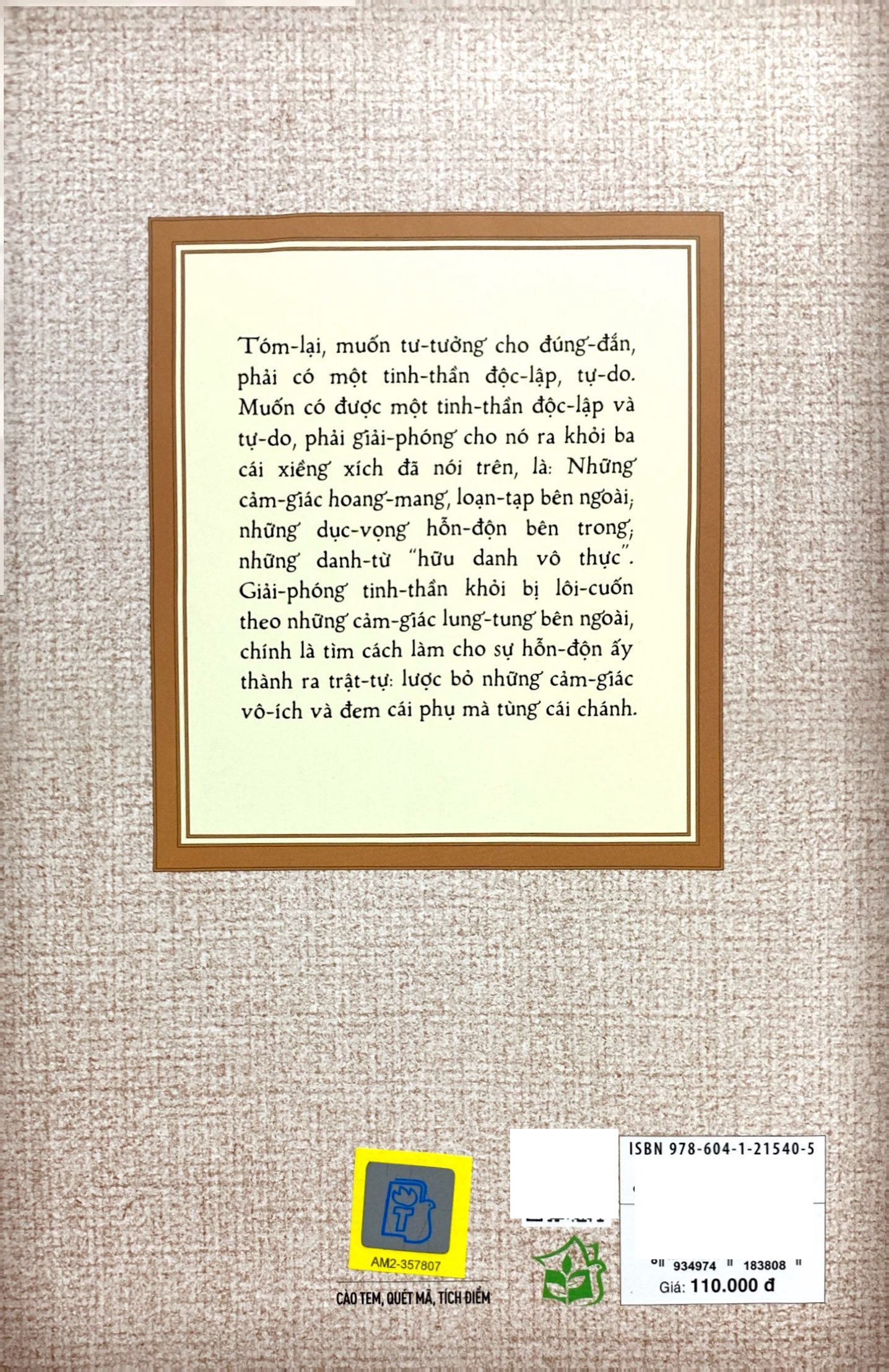 óc sáng suốt (ấn bản hoài cổ)