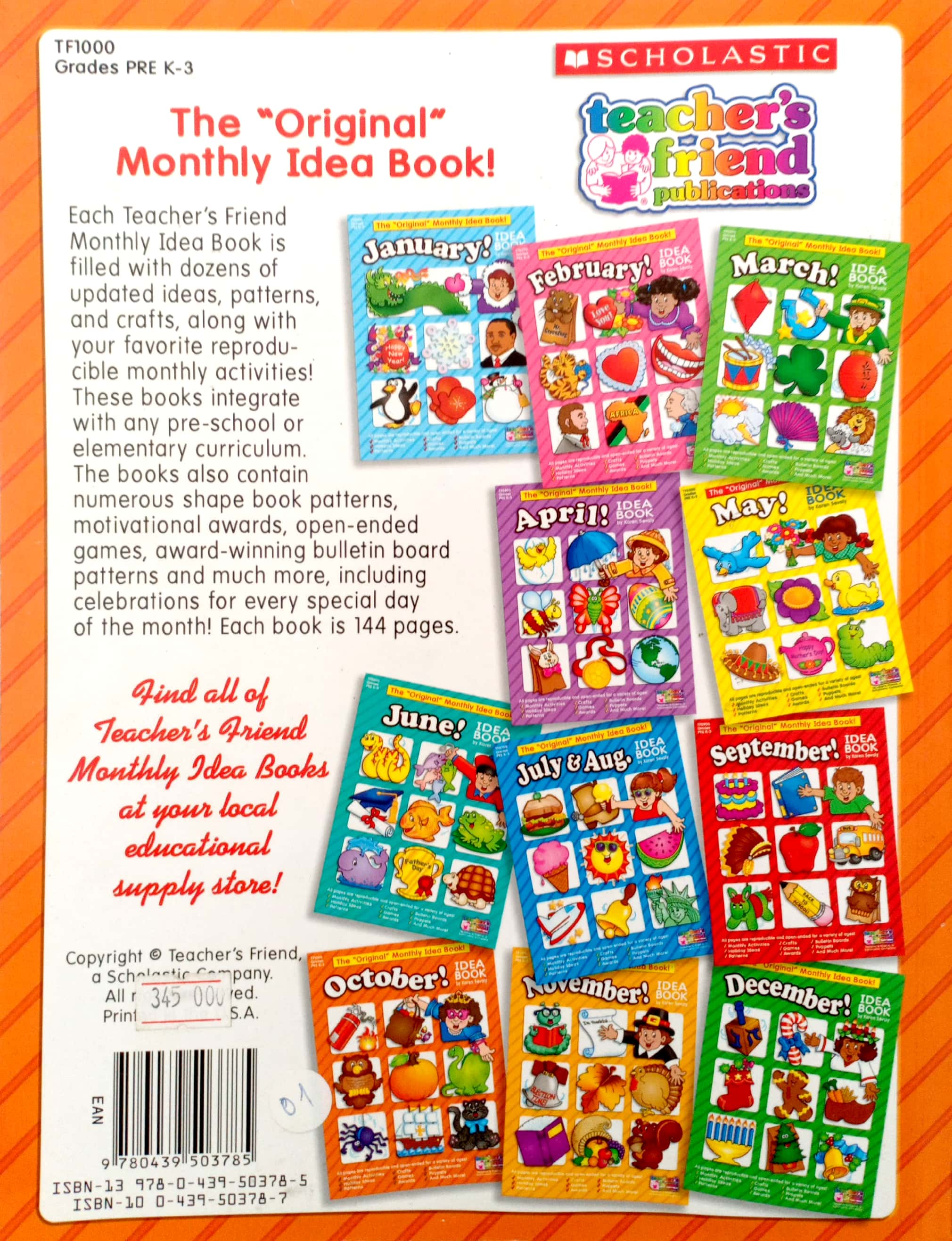 october: a creative idea book for the elementary teacher