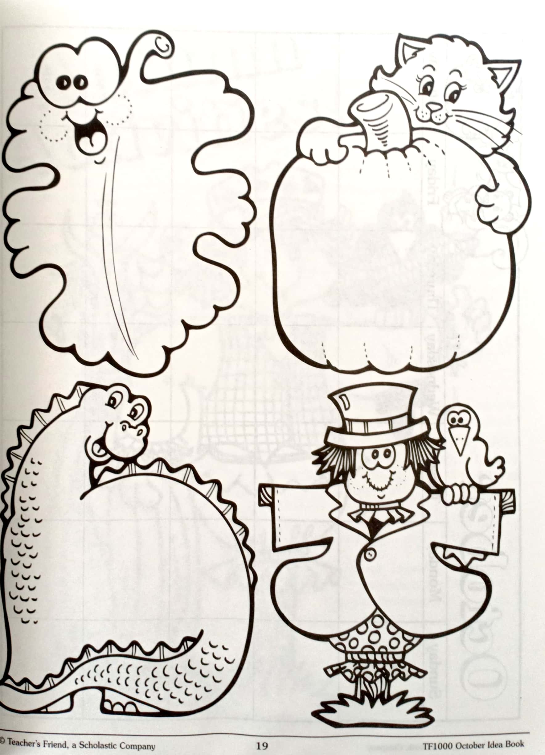 october: a creative idea book for the elementary teacher