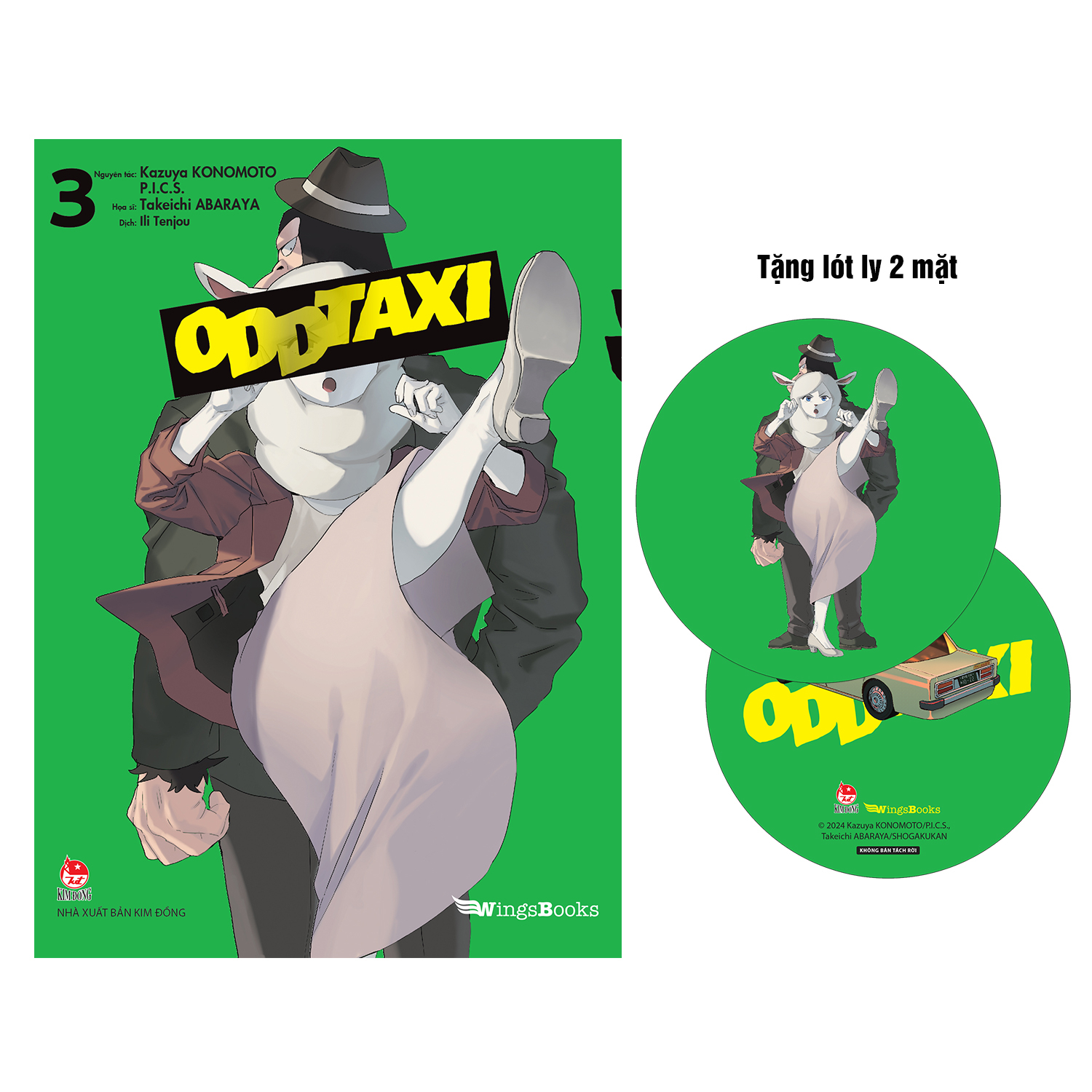 oddtaxi - tập 3 - tặng kèm lót ly 2 mặt