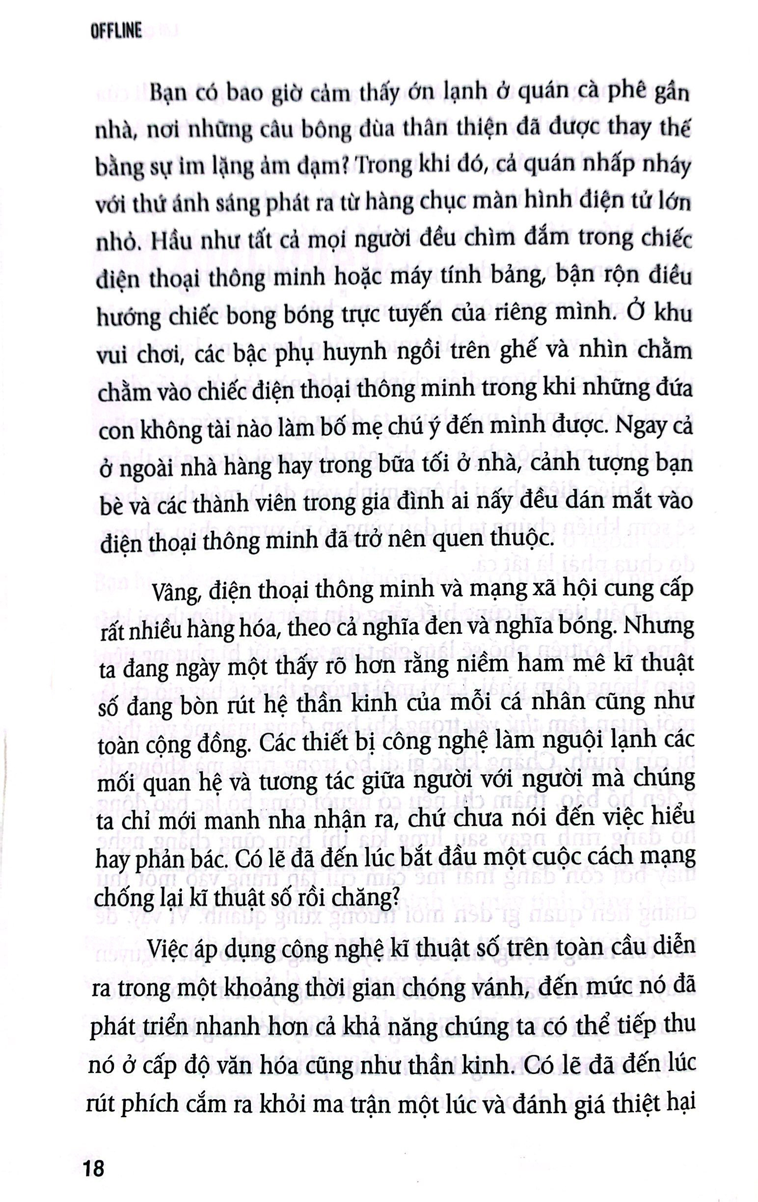 offline - giải phóng tâm trí bạn khỏi điện thoại thông minh và mạng xã hội