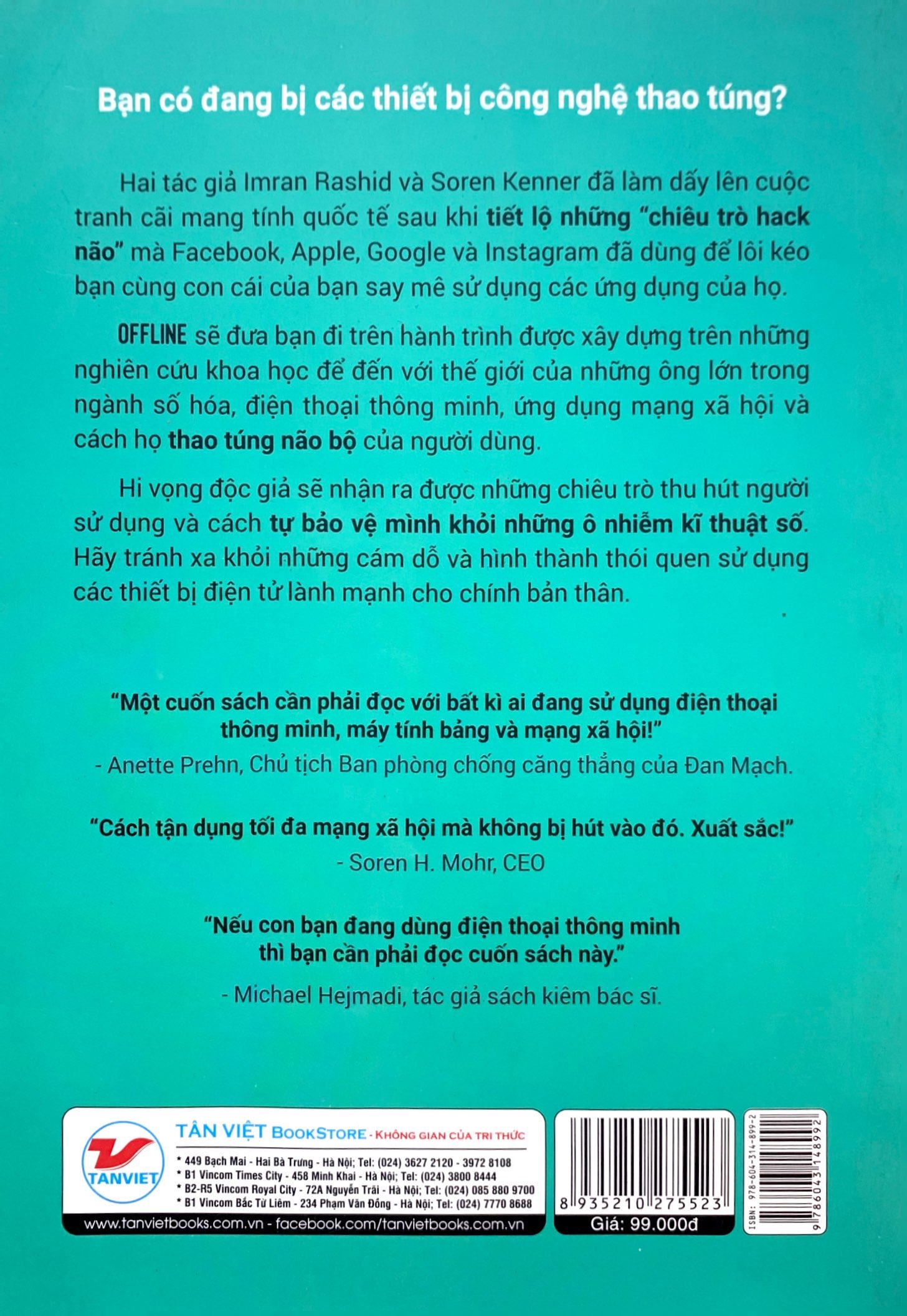 offline - giải phóng tâm trí bạn khỏi điện thoại thông minh và mạng xã hội