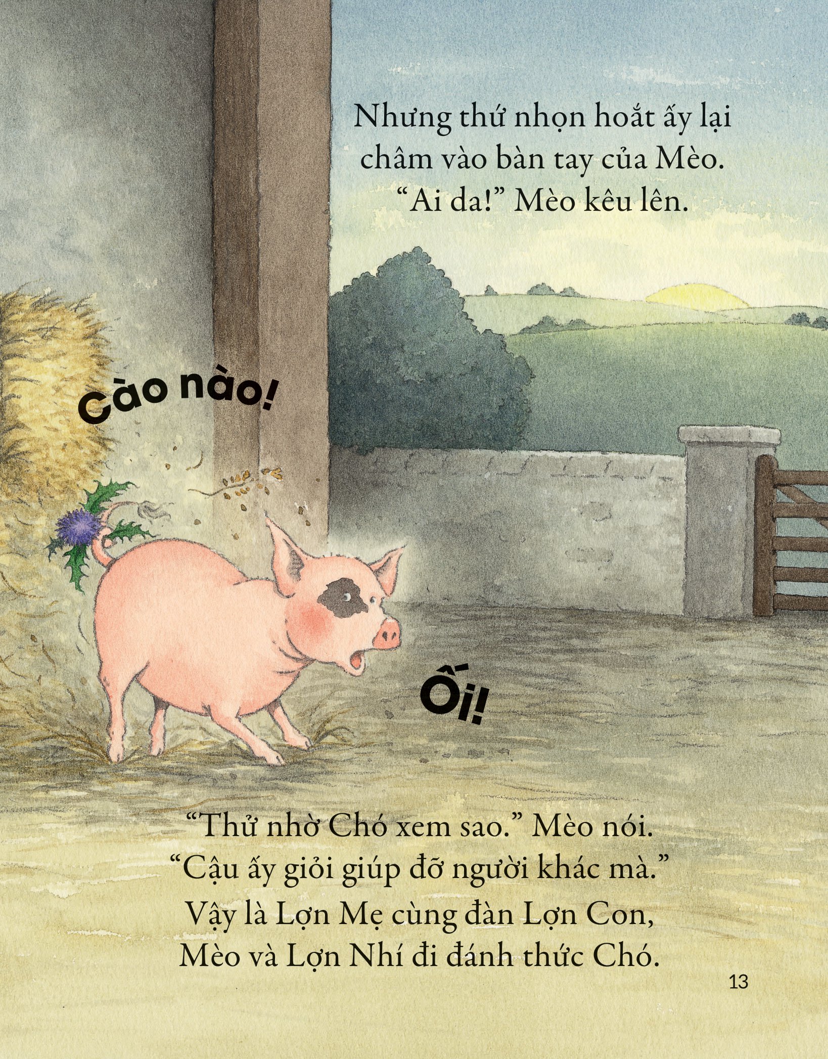 ối ối ối! bé lợn gặp rắc rối