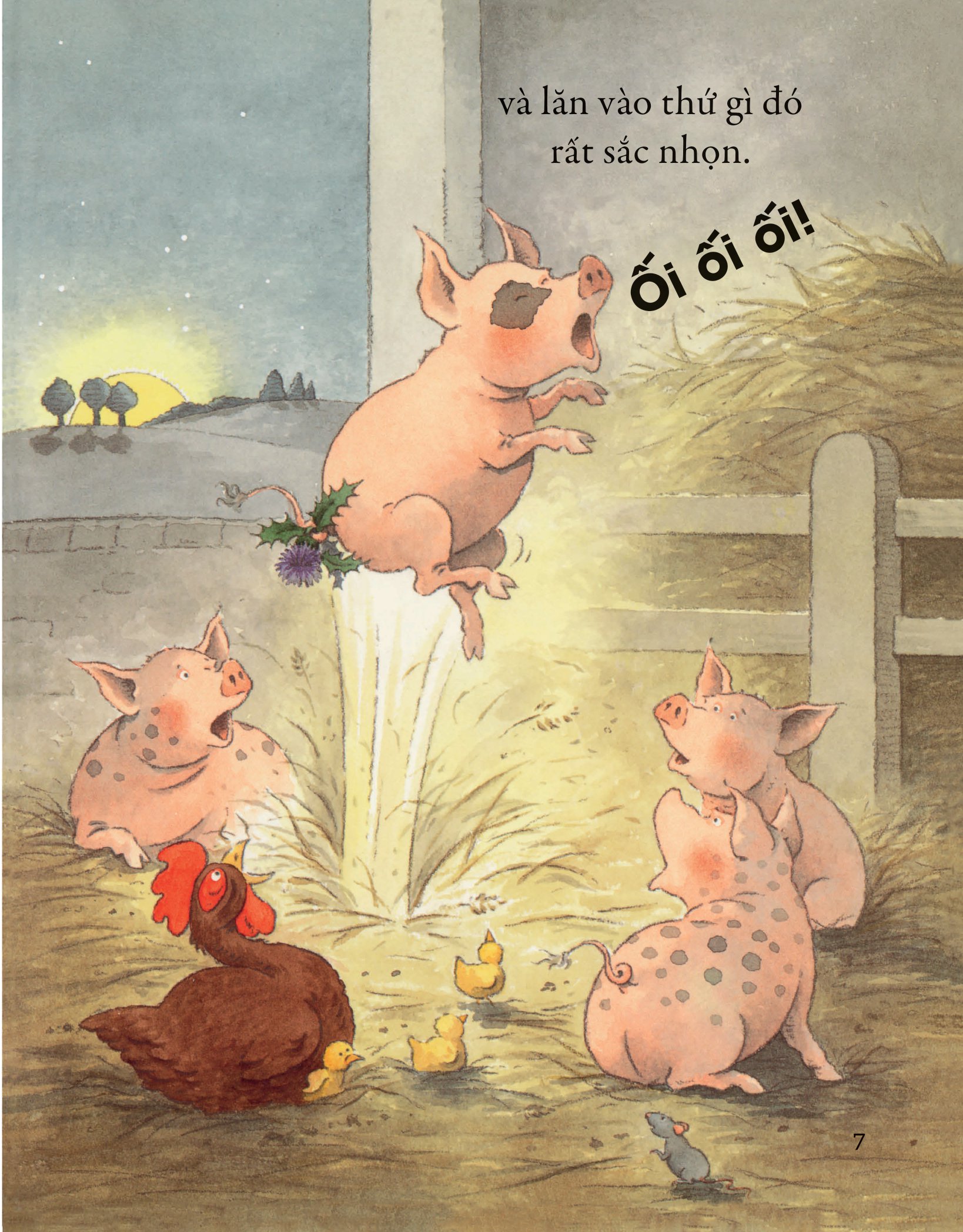 ối ối ối! bé lợn gặp rắc rối