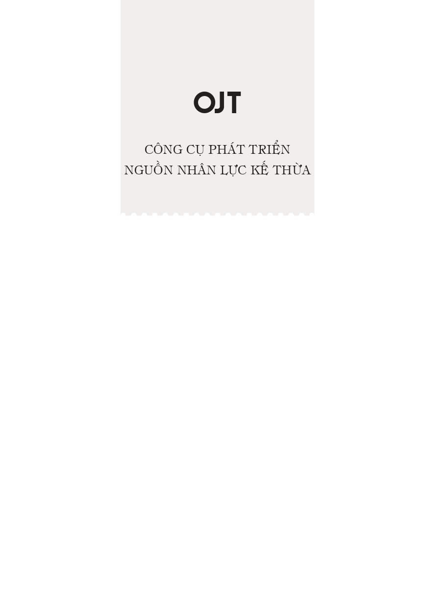 ojt - công cụ phát triển nguồn nhân lực kế thừa