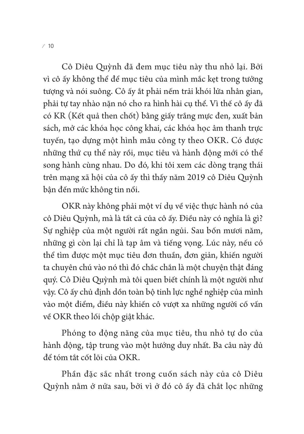 okr bước đột phá trong công việc và cuộc sống