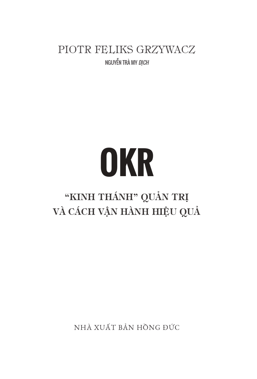 okr - "kinh thánh" quản trị và cách vận hành hiệu quả