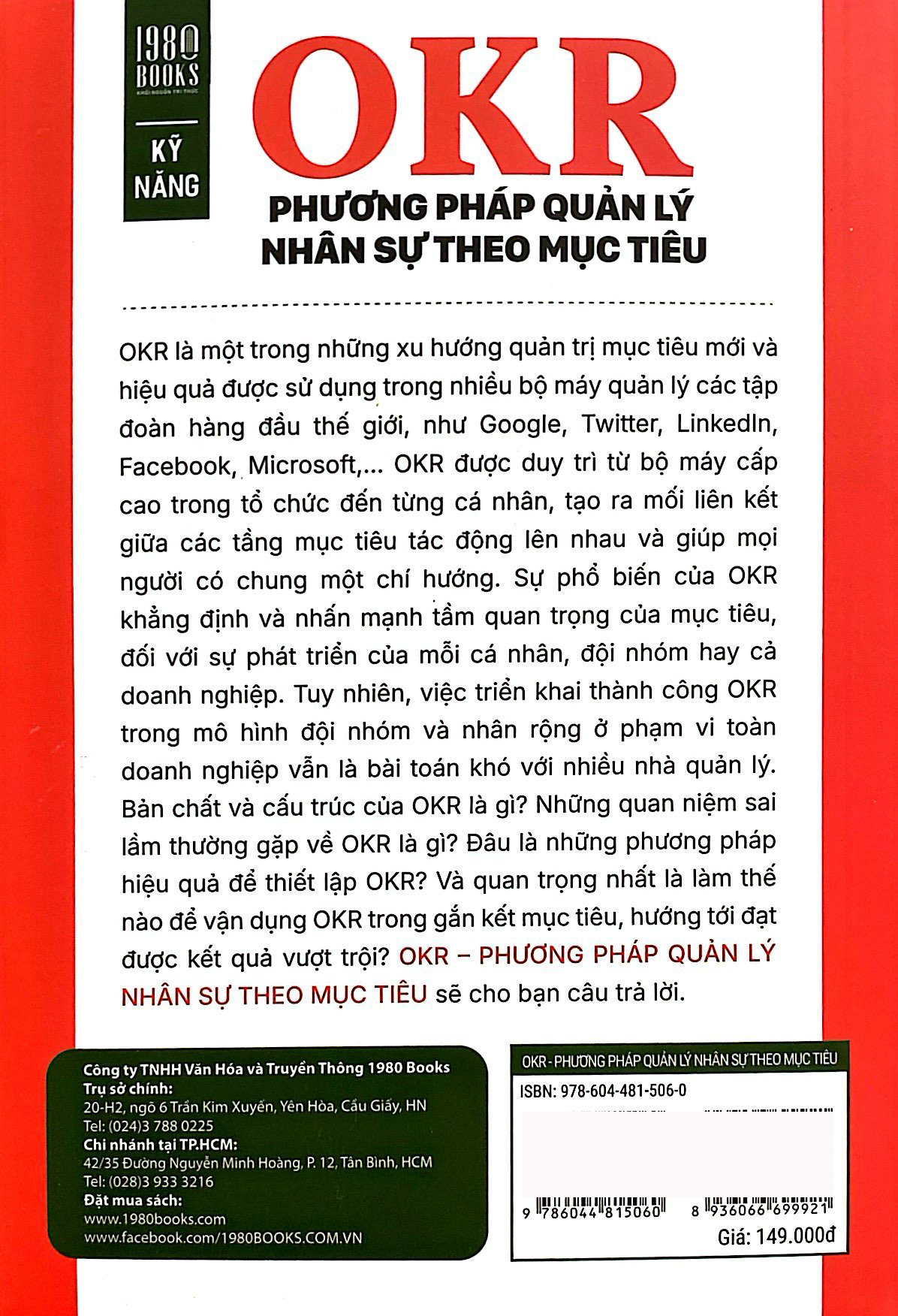 okr - phương pháp quản lý nhân sự theo mục tiêu