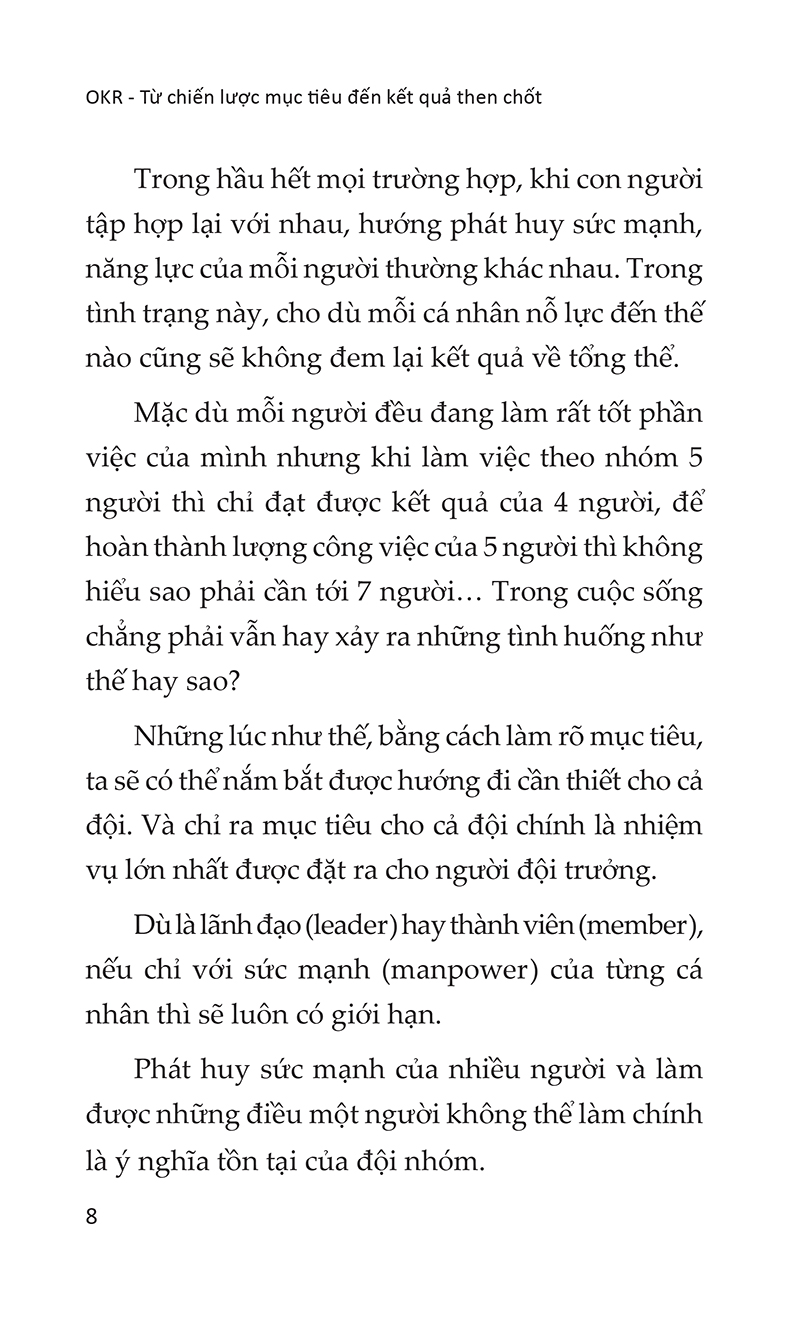 okr - từ chiến lược mục tiêu đến kết quả then chốt