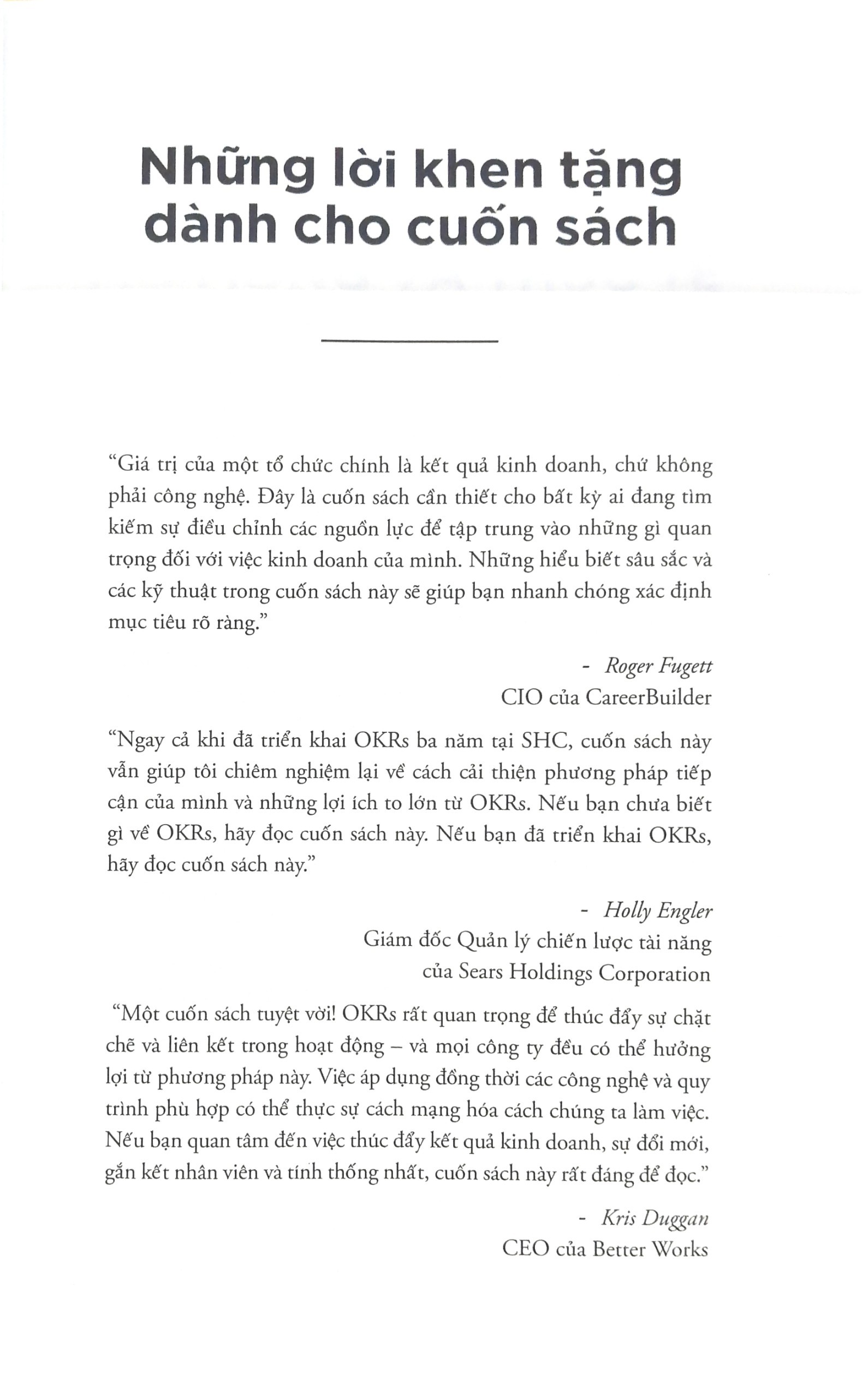 okrs - nguyên lý và thực tiễn