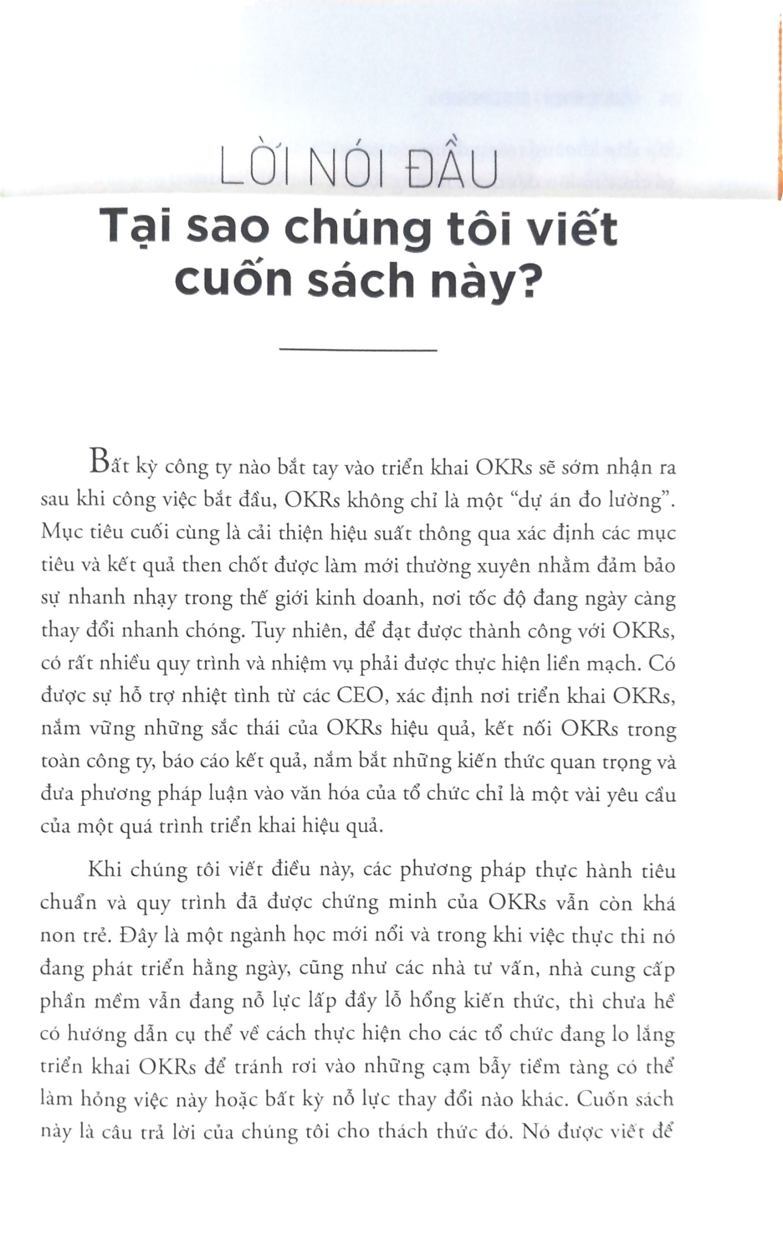 okrs - nguyên lý và thực tiễn