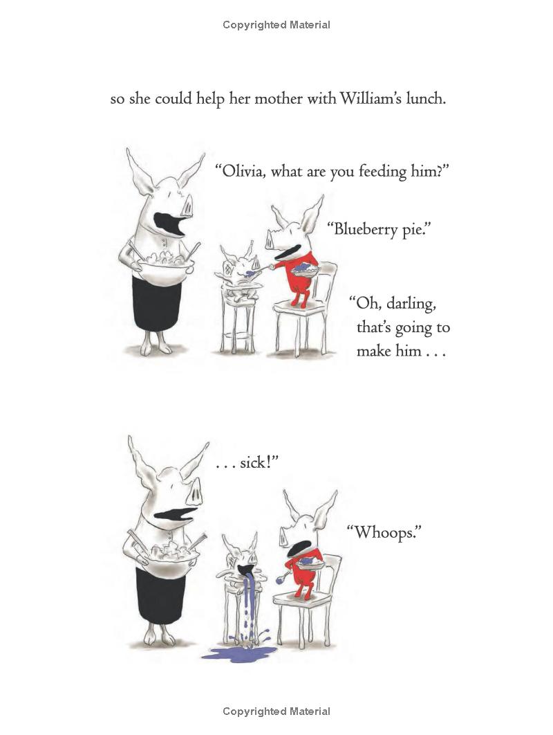 olivia helps with christmas